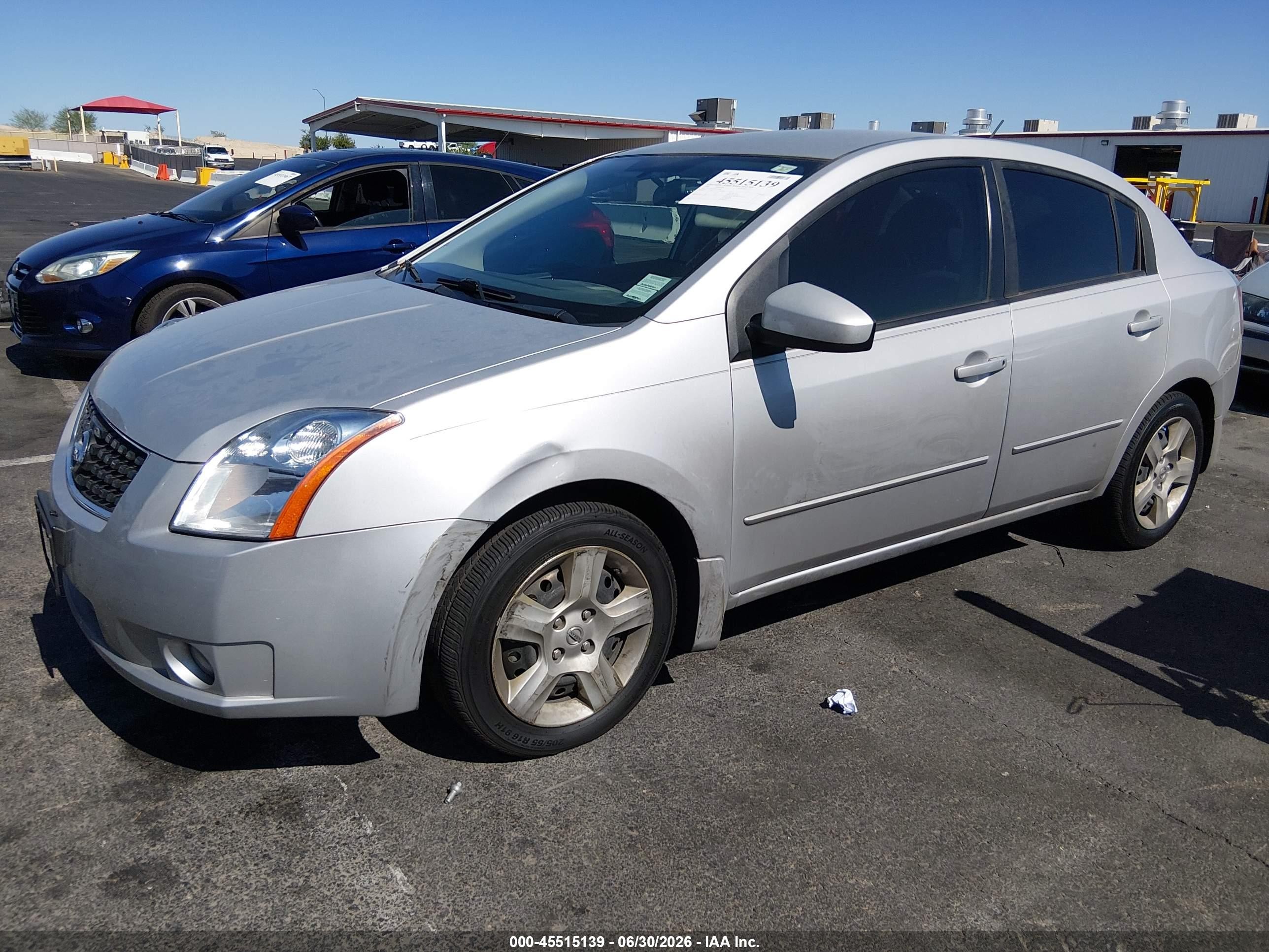 2008 Nissan Sentra 2.0 S Silver vin: 3N1AB61E98L733600