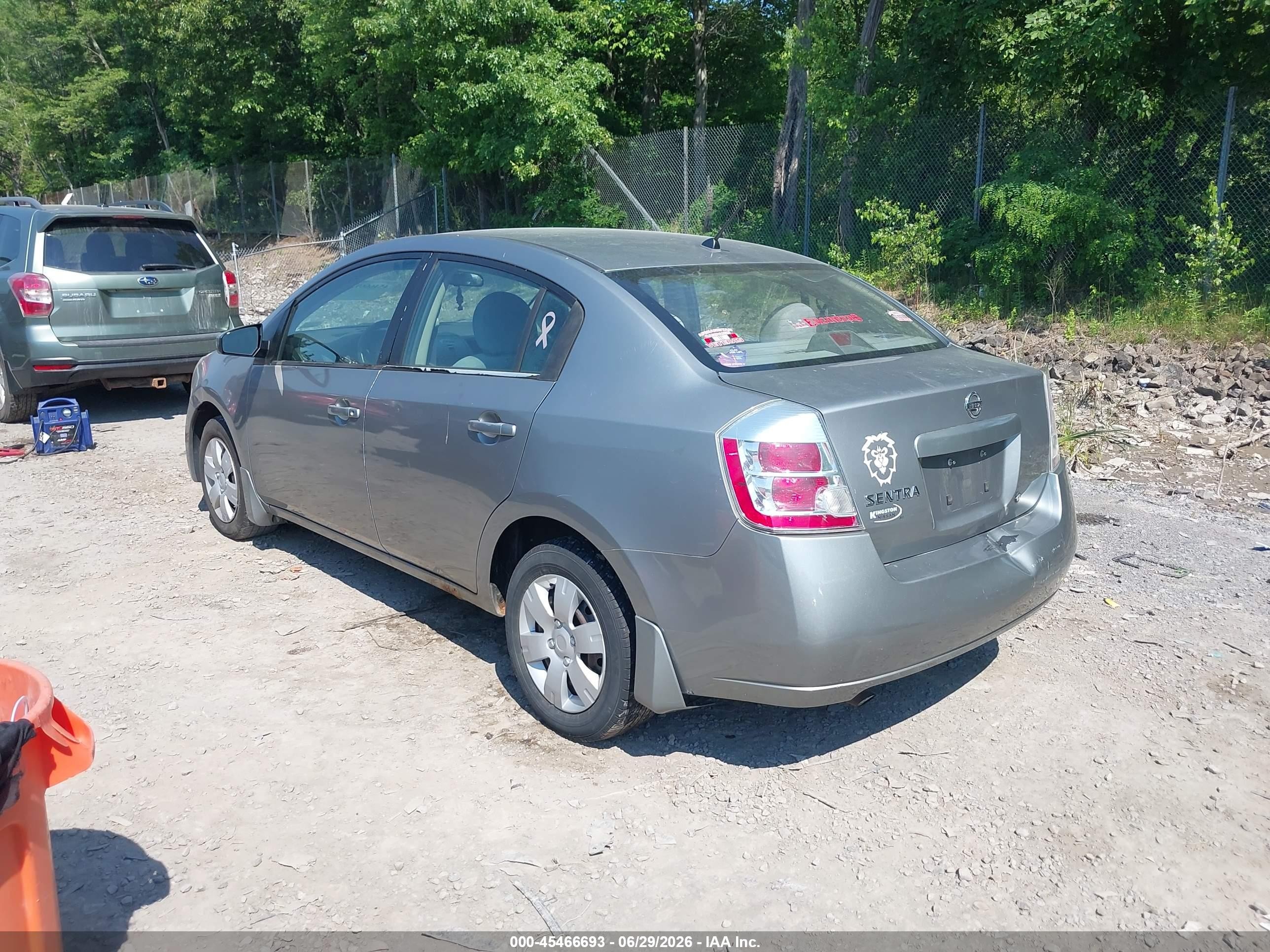 2008 Nissan Sentra 2.0 Gray vin: 3N1AB61E98L736898