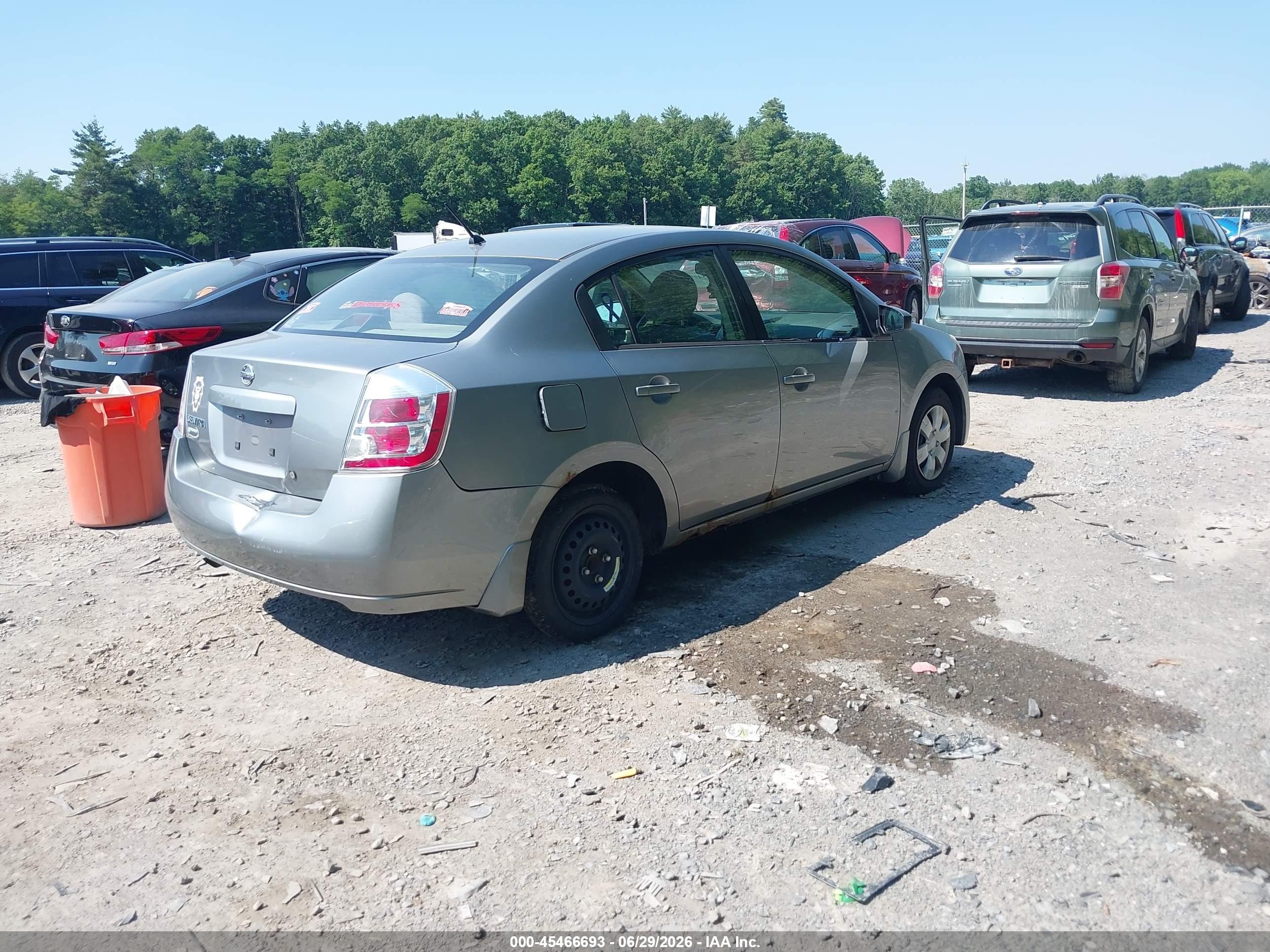 2008 Nissan Sentra 2.0 Gray vin: 3N1AB61E98L736898