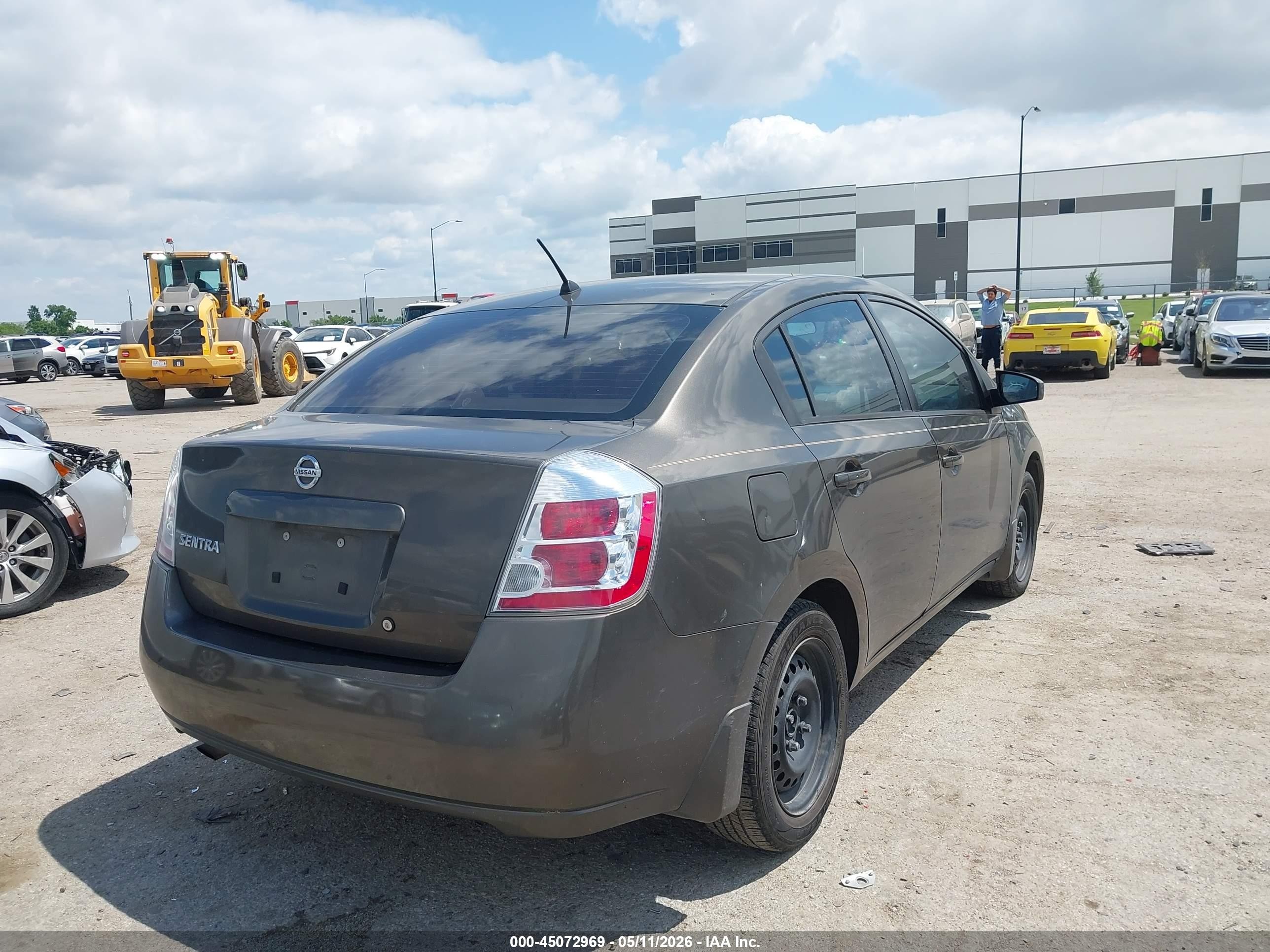 2008 Nissan Sentra 2.0s Gray vin: 3N1AB61E98L752504