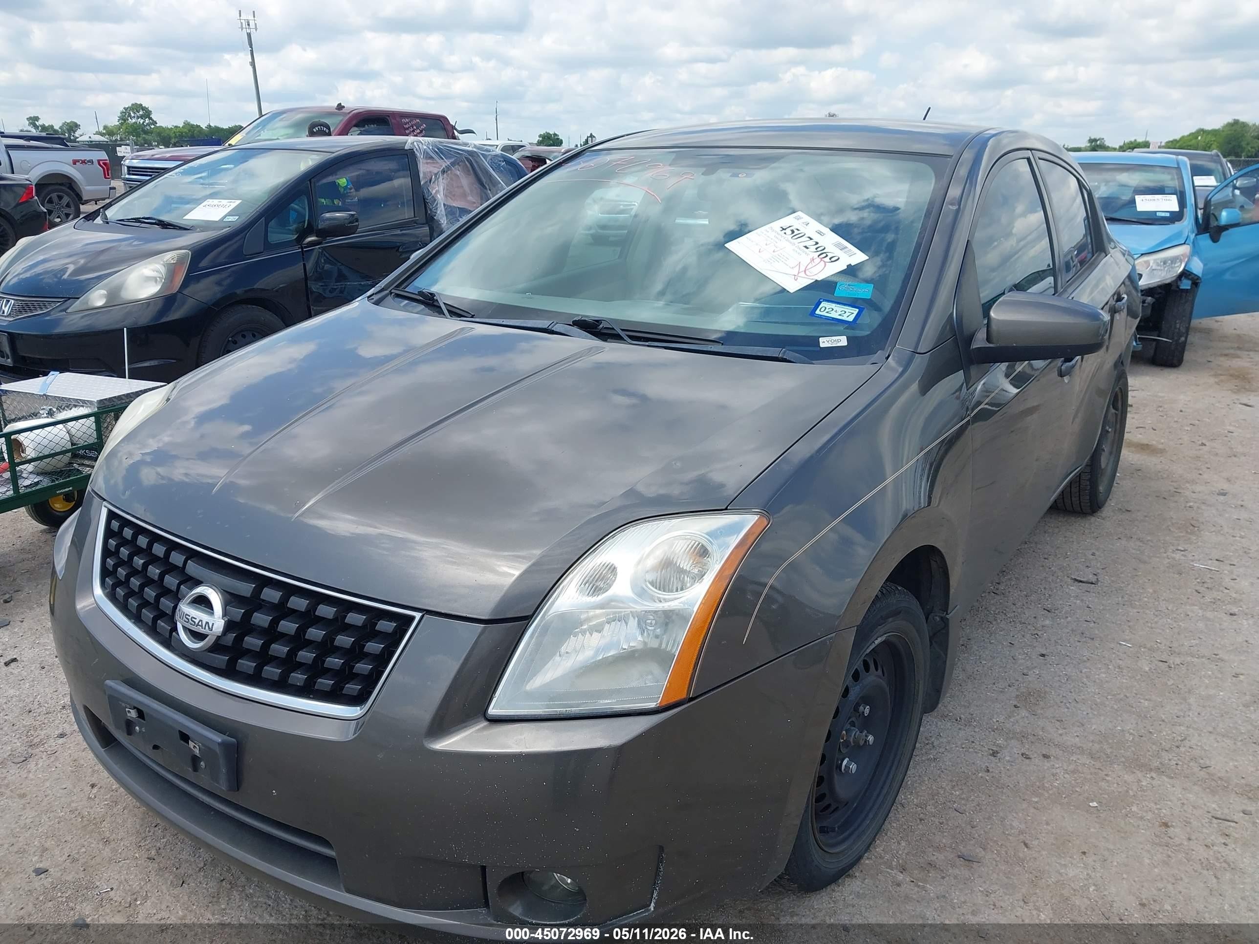 2008 Nissan Sentra 2.0s Gray vin: 3N1AB61E98L752504