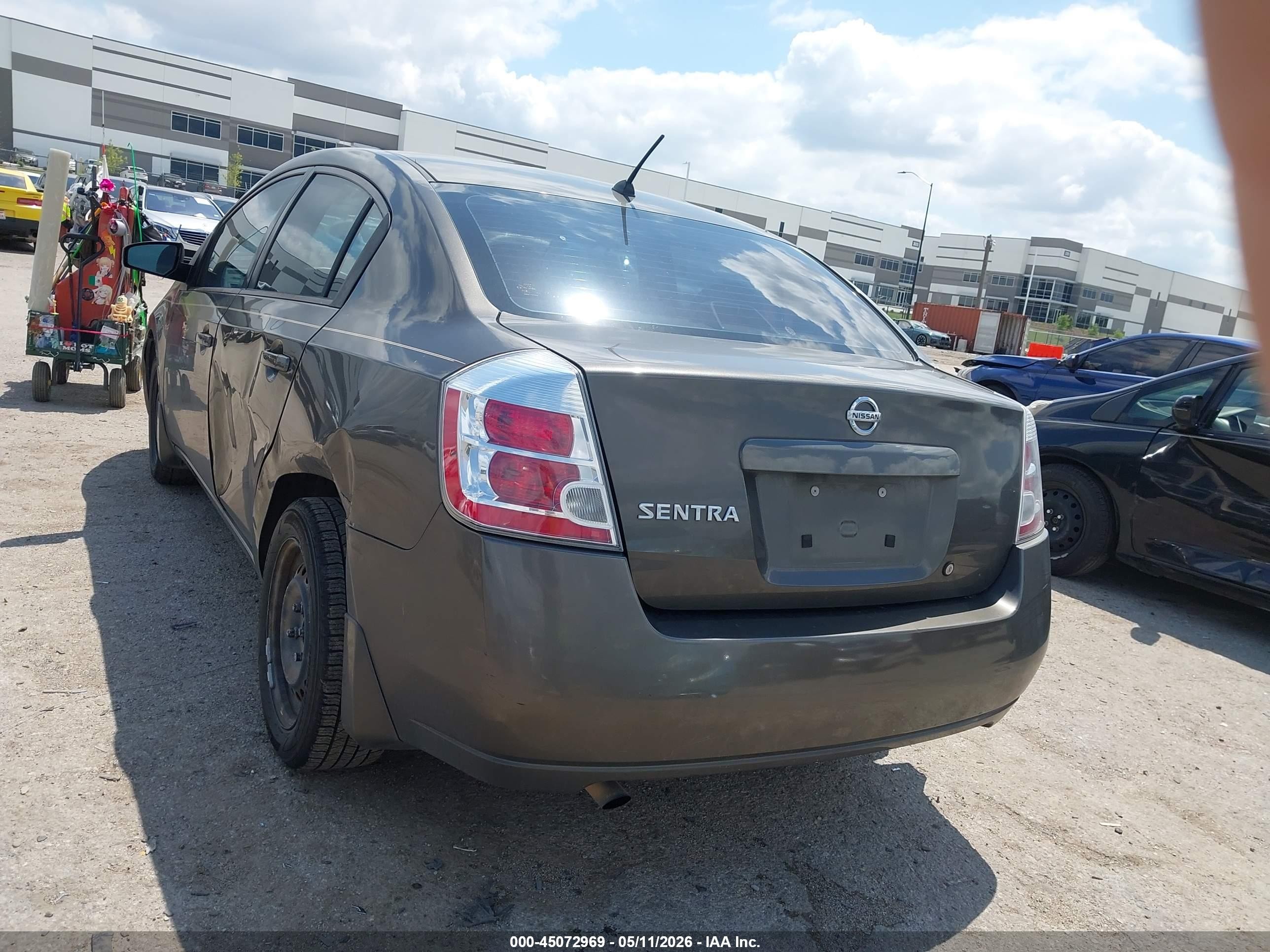 2008 Nissan Sentra 2.0s Gray vin: 3N1AB61E98L752504