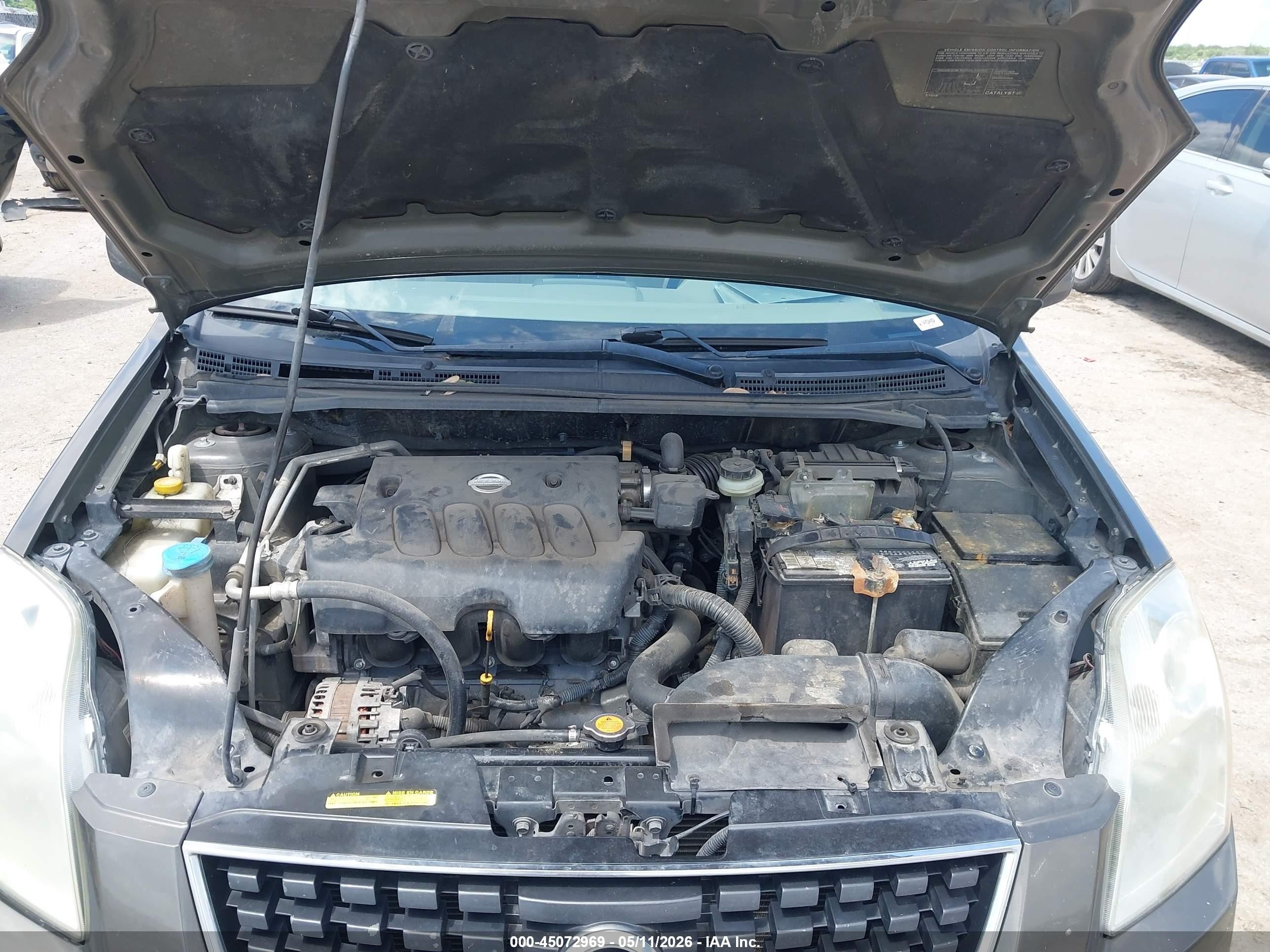 2008 Nissan Sentra 2.0s Gray vin: 3N1AB61E98L752504