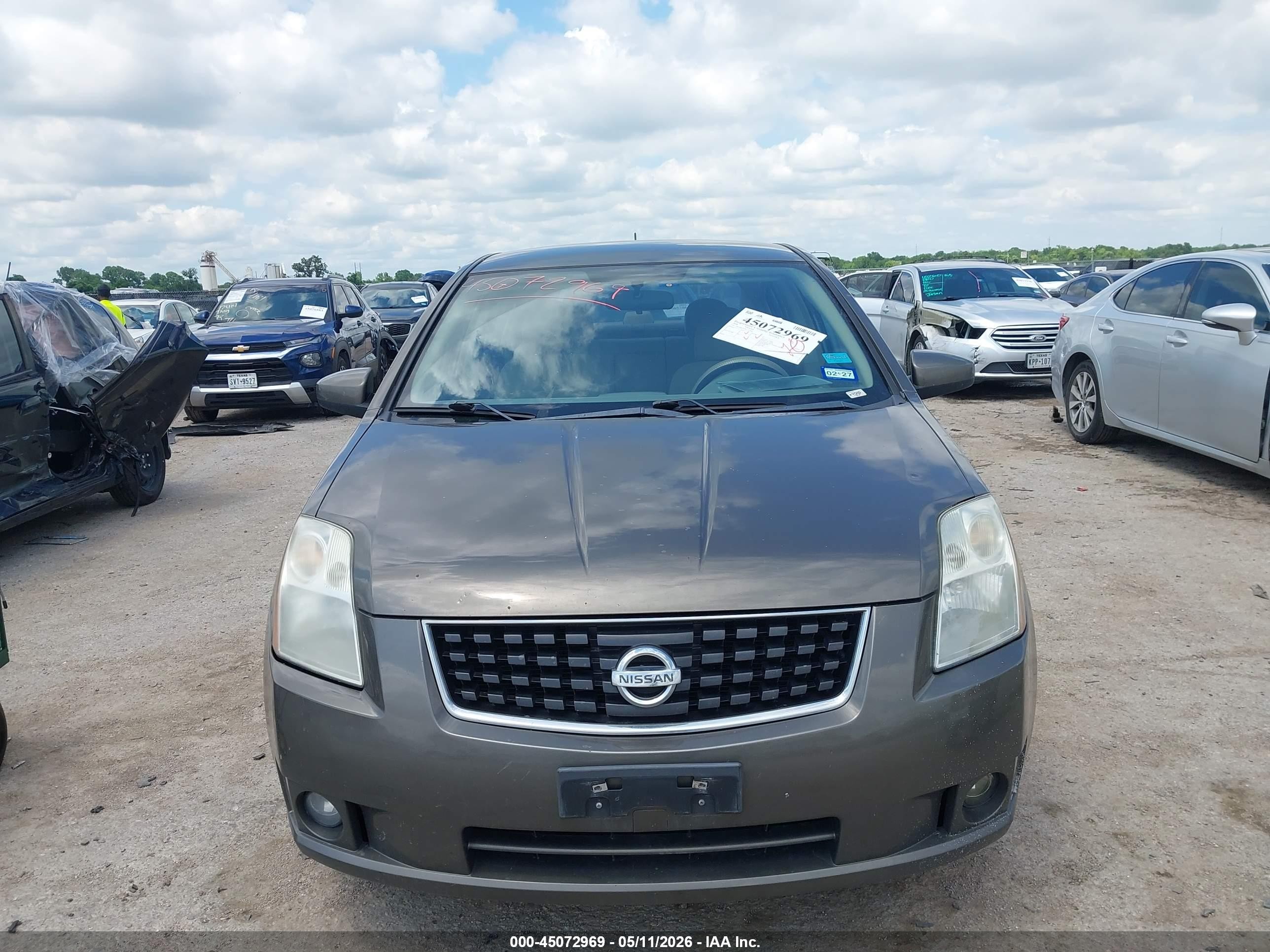2008 Nissan Sentra 2.0s Gray vin: 3N1AB61E98L752504