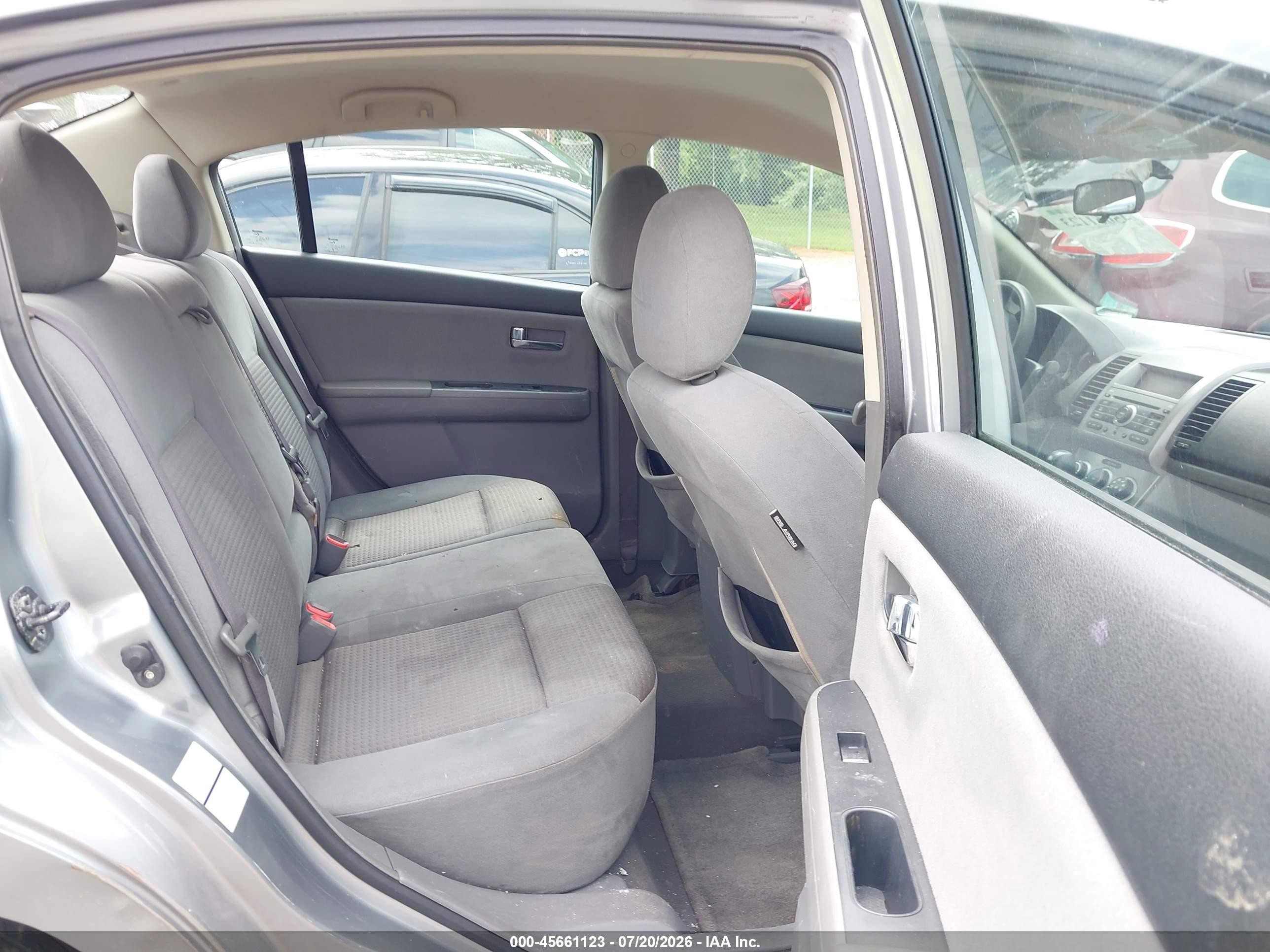 2008 Nissan Sentra 2.0 S Gray vin: 3N1AB61E98L760991