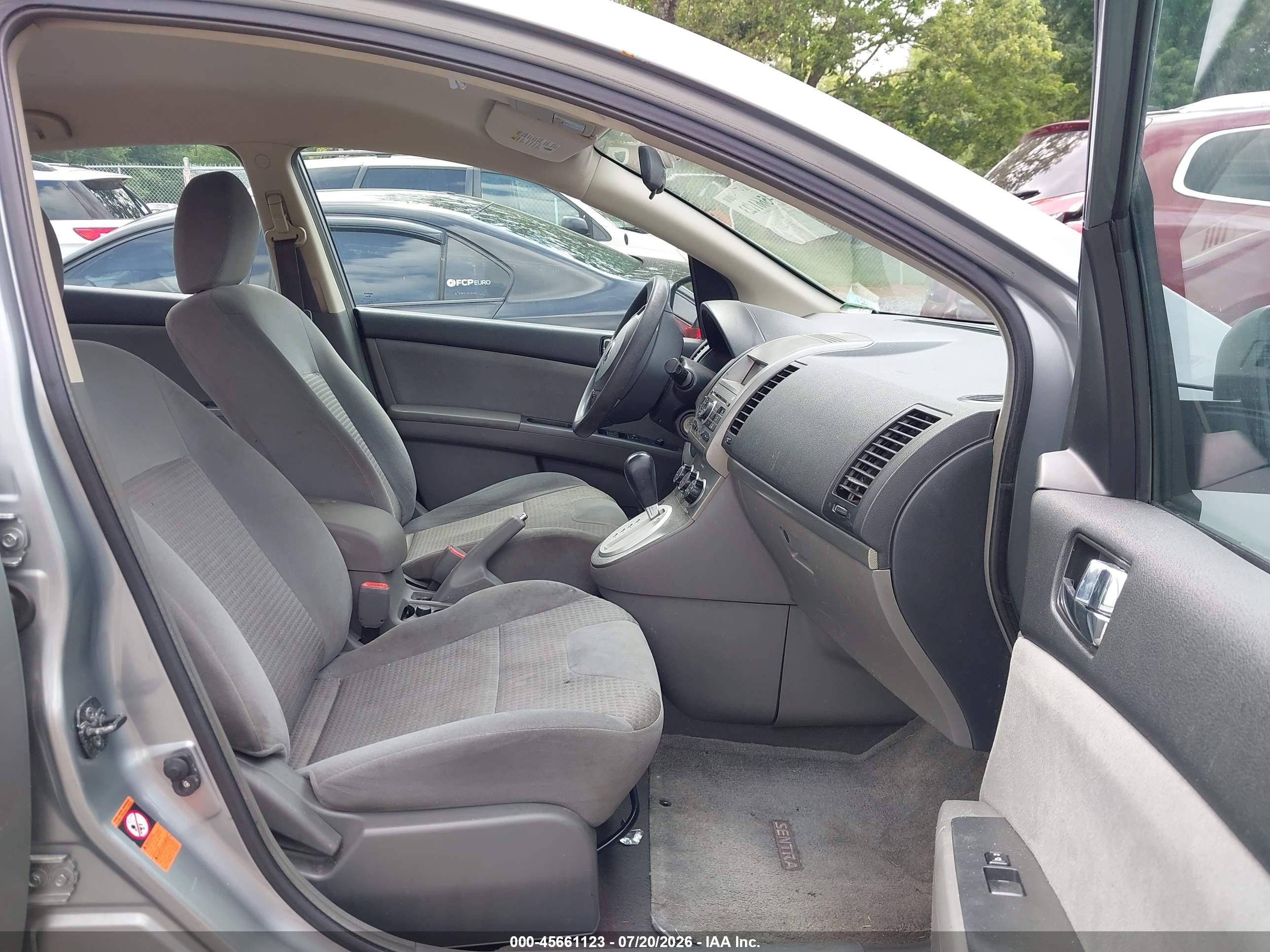 2008 Nissan Sentra 2.0 S Gray vin: 3N1AB61E98L760991