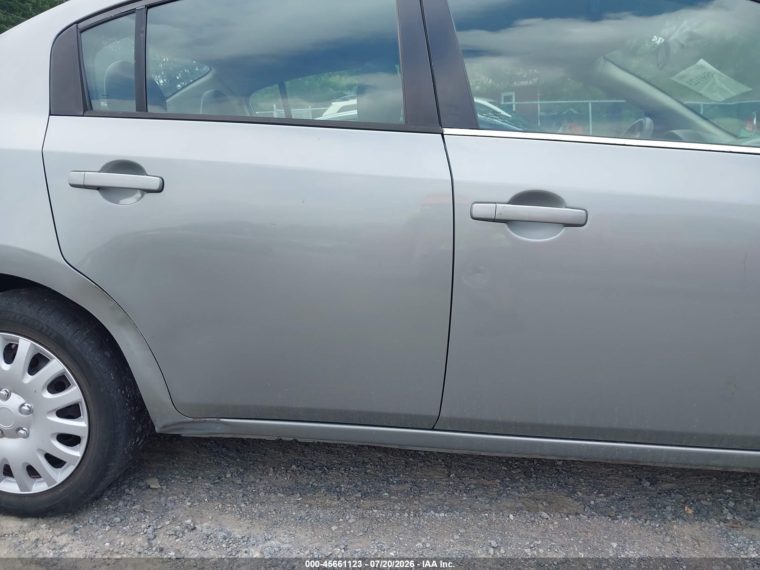 2008 Nissan Sentra 2.0 S Gray vin: 3N1AB61E98L760991