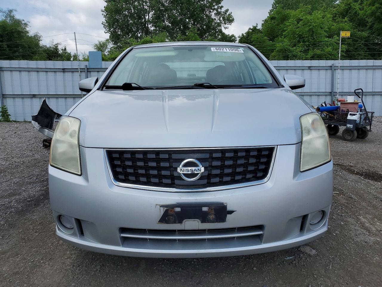 2009 Nissan Sentra 2.0 Silver vin: 3N1AB61E99L609649