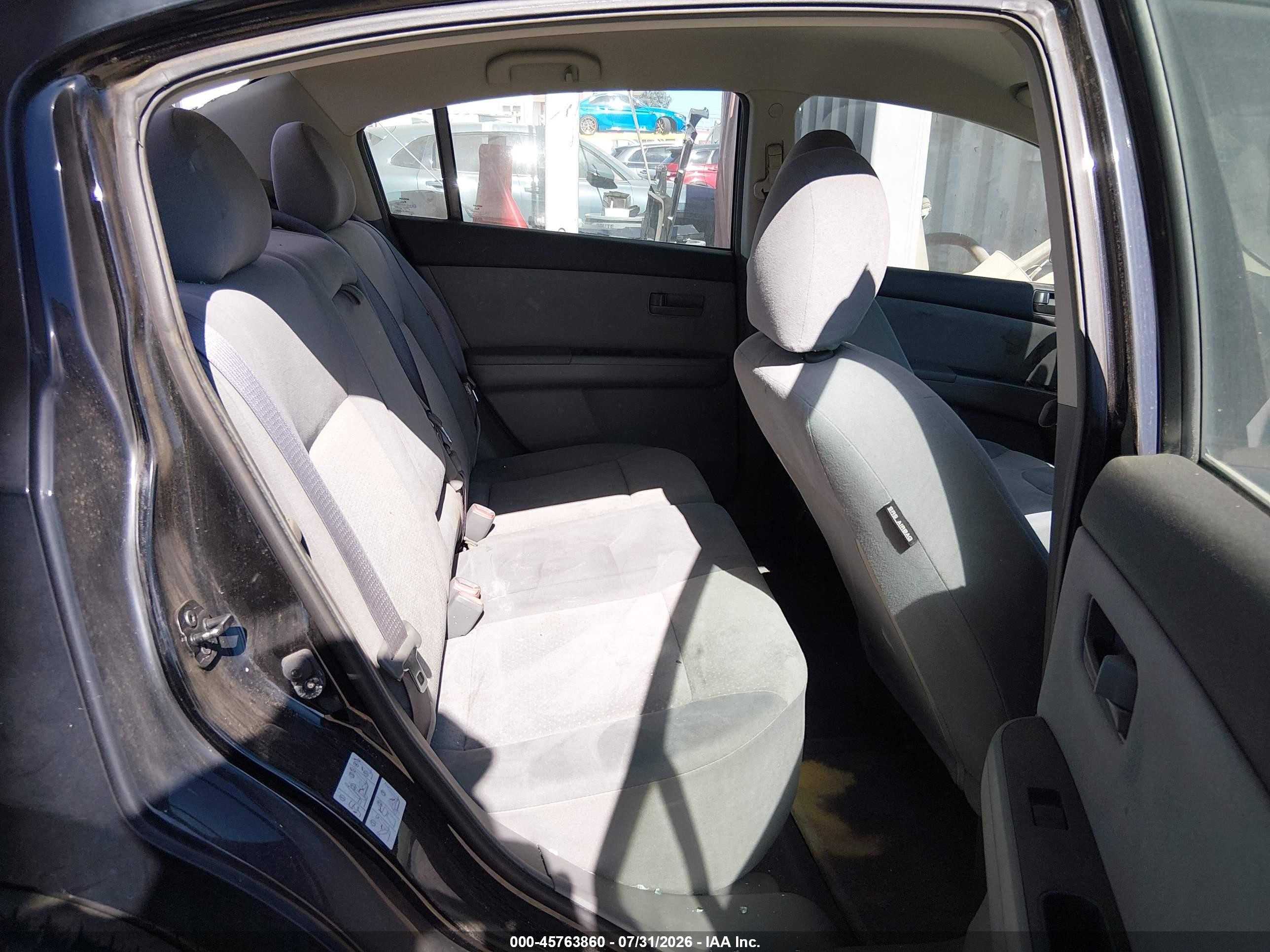 2009 Nissan Sentra 2.0 Black vin: 3N1AB61E99L630968