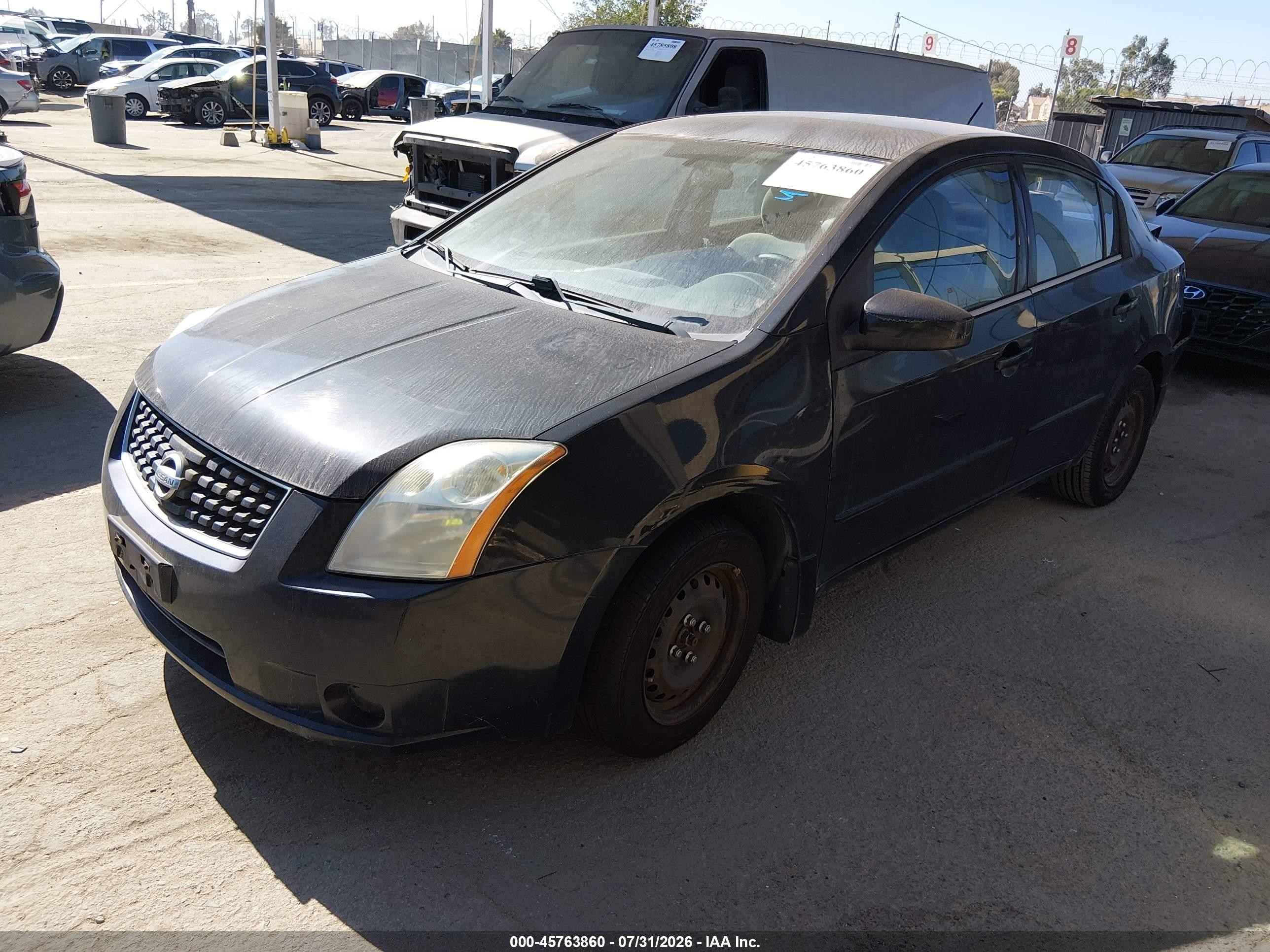 2009 Nissan Sentra 2.0 Black vin: 3N1AB61E99L630968