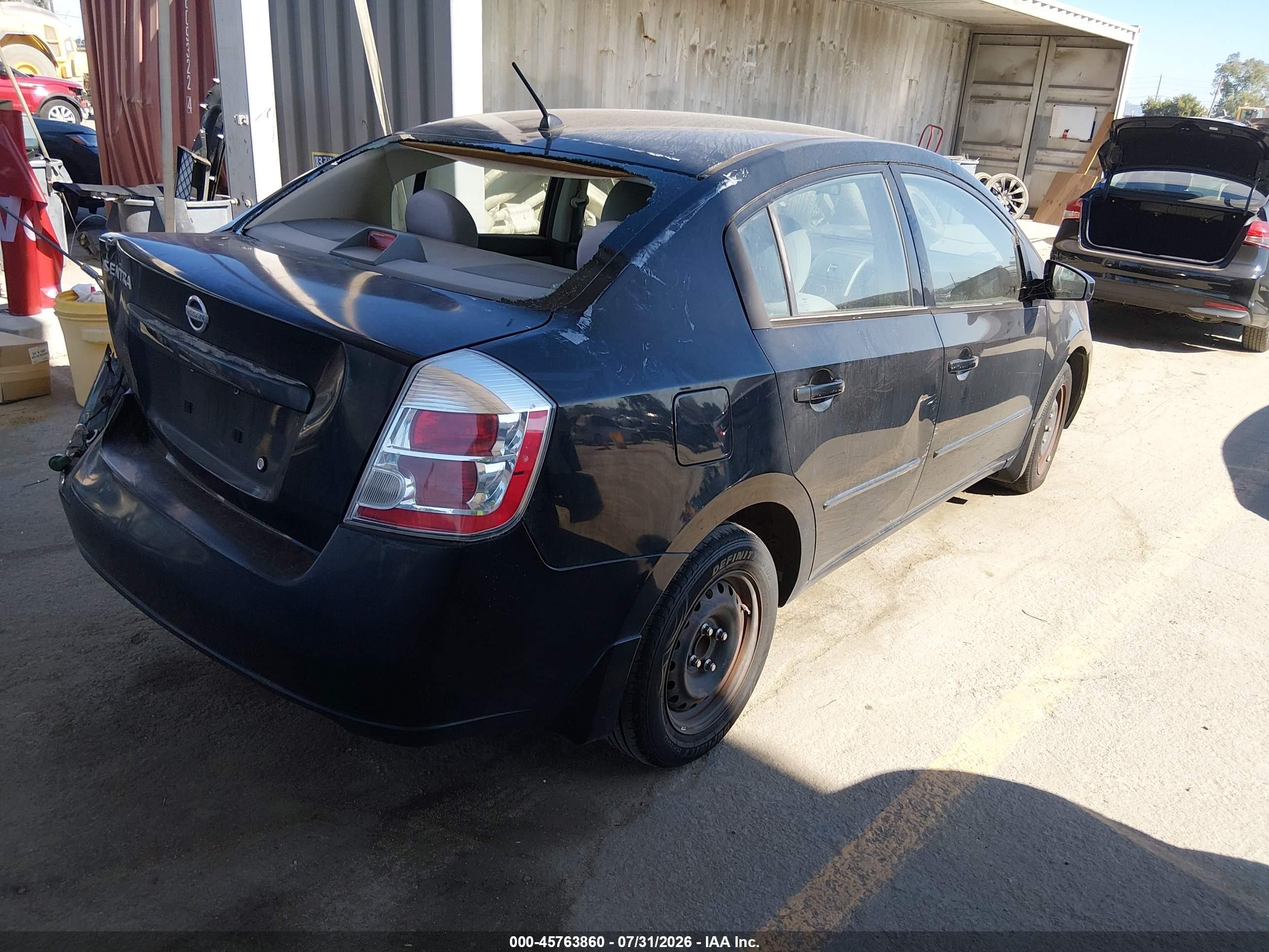 2009 Nissan Sentra 2.0 Black vin: 3N1AB61E99L630968