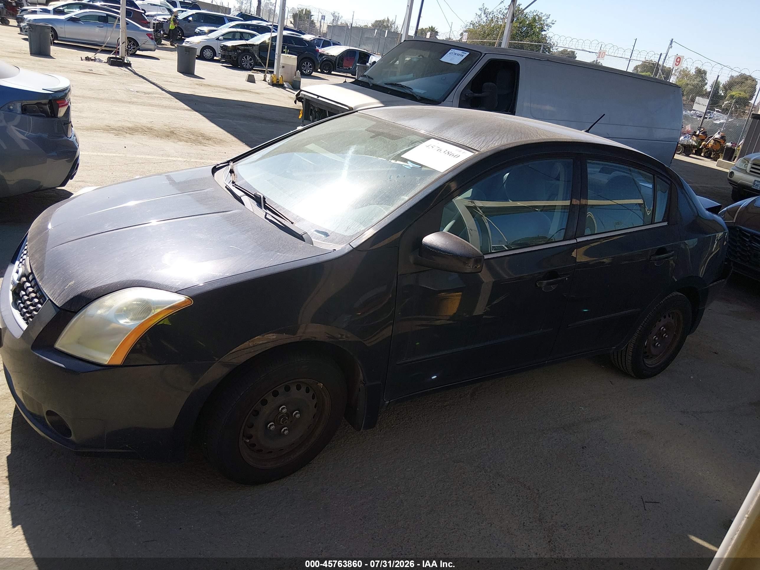 2009 Nissan Sentra 2.0 Black vin: 3N1AB61E99L630968