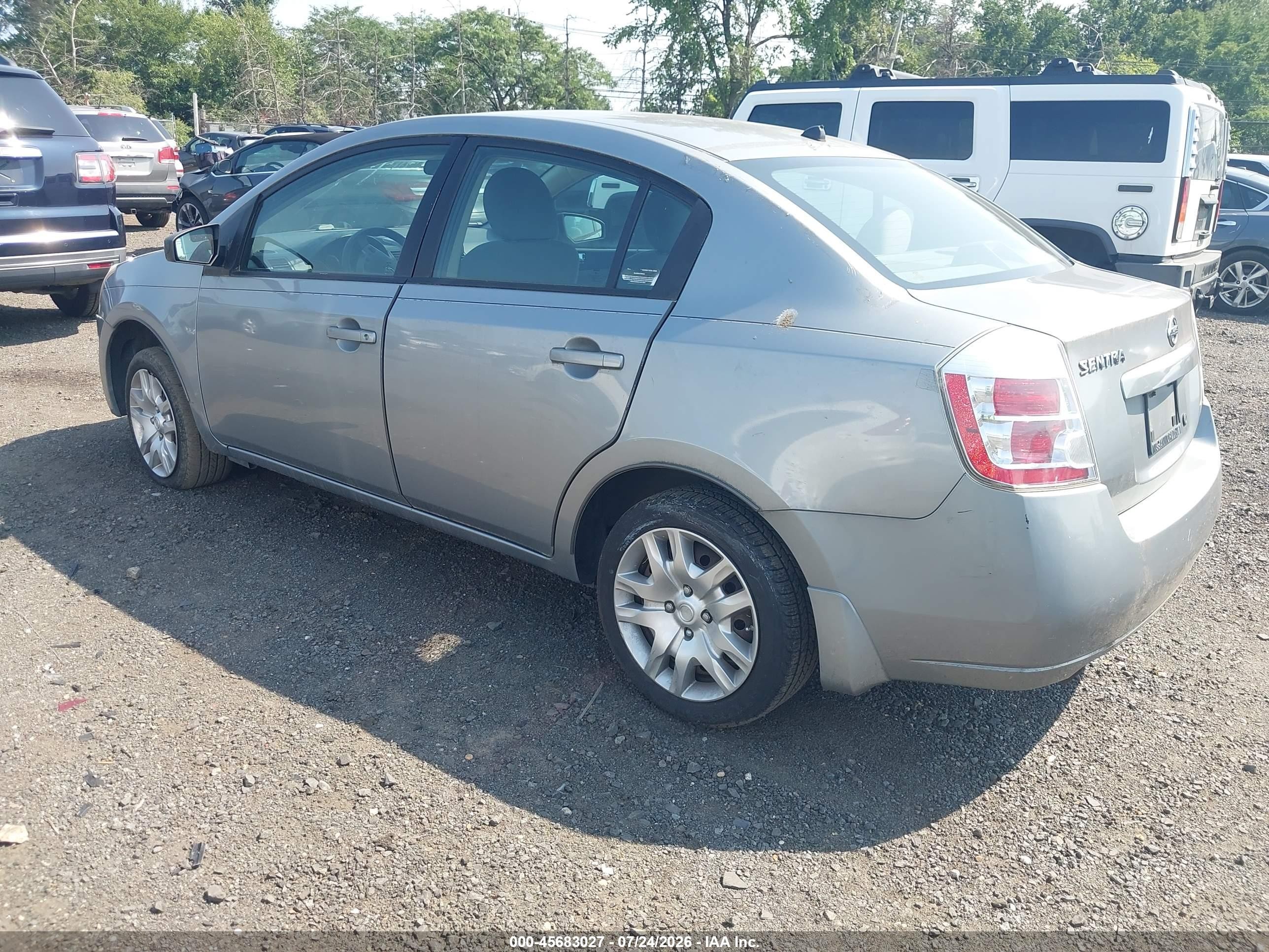 2009 Nissan Sentra 2.0s Silver vin: 3N1AB61E99L643493