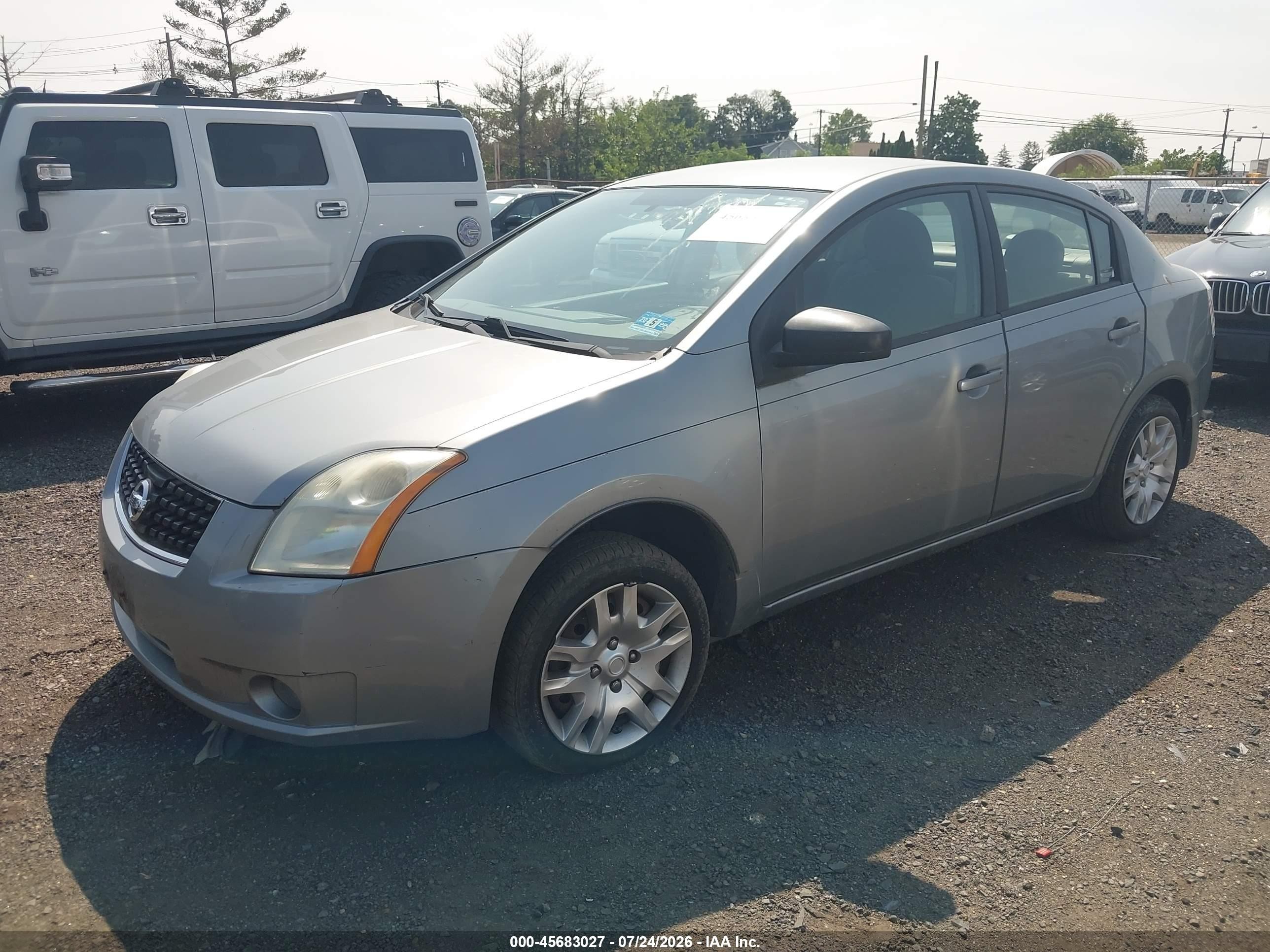 2009 Nissan Sentra 2.0s Silver vin: 3N1AB61E99L643493