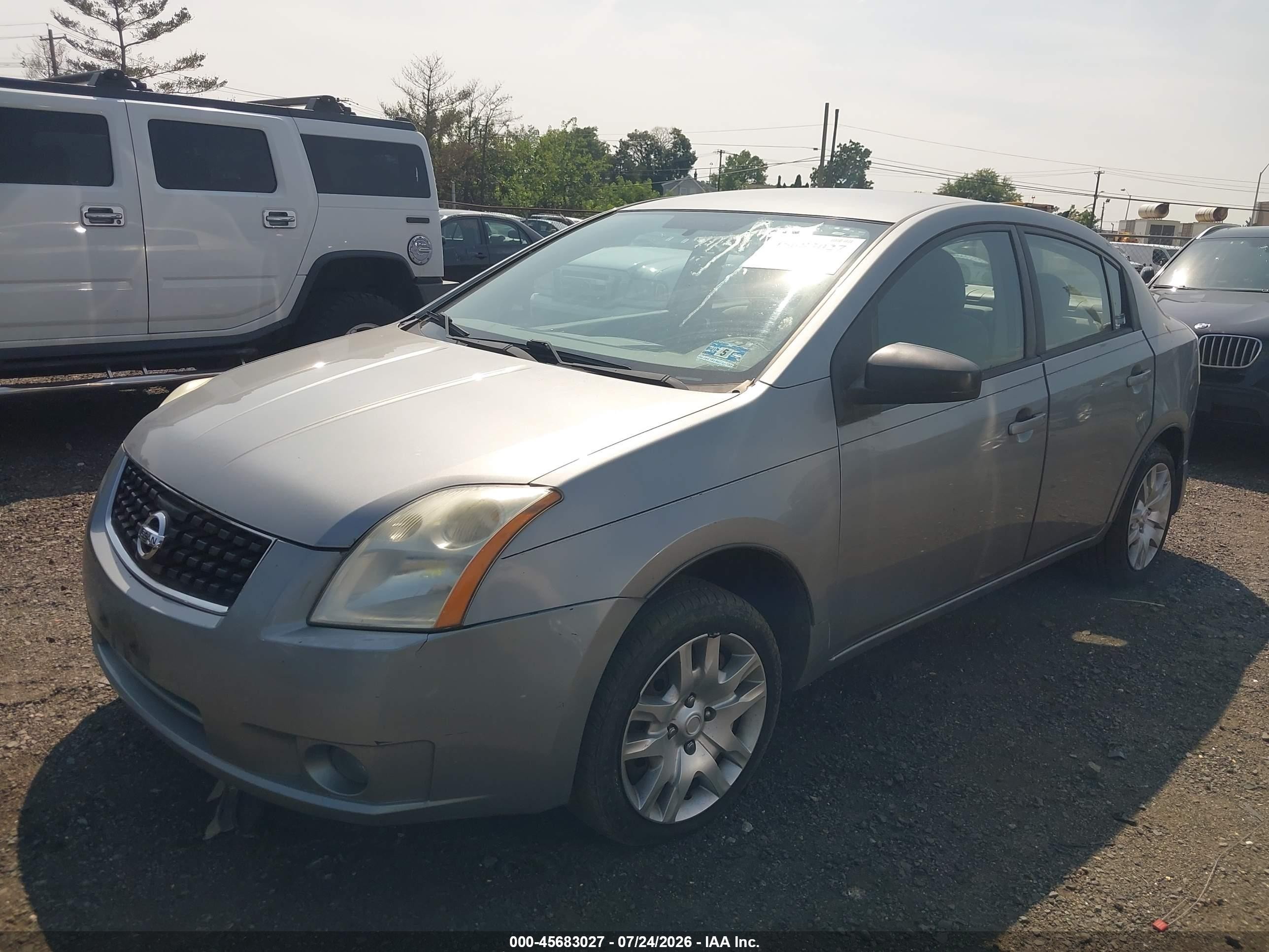 2009 Nissan Sentra 2.0s Silver vin: 3N1AB61E99L643493