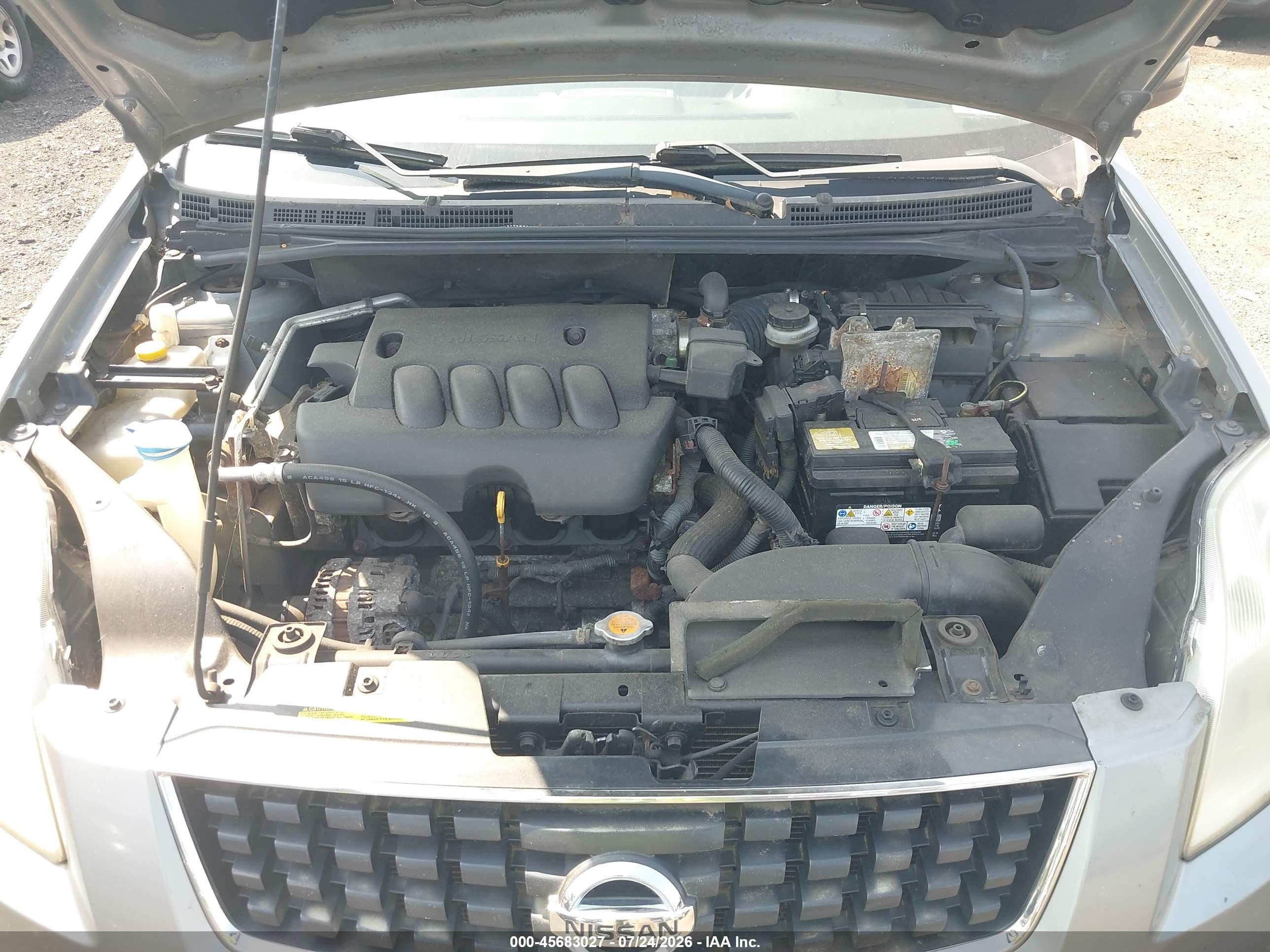 2009 Nissan Sentra 2.0s Silver vin: 3N1AB61E99L643493