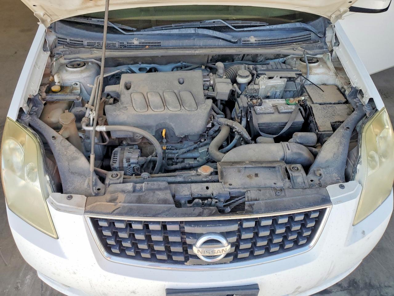2009 Nissan Sentra 2.0 White vin: 3N1AB61E99L647236
