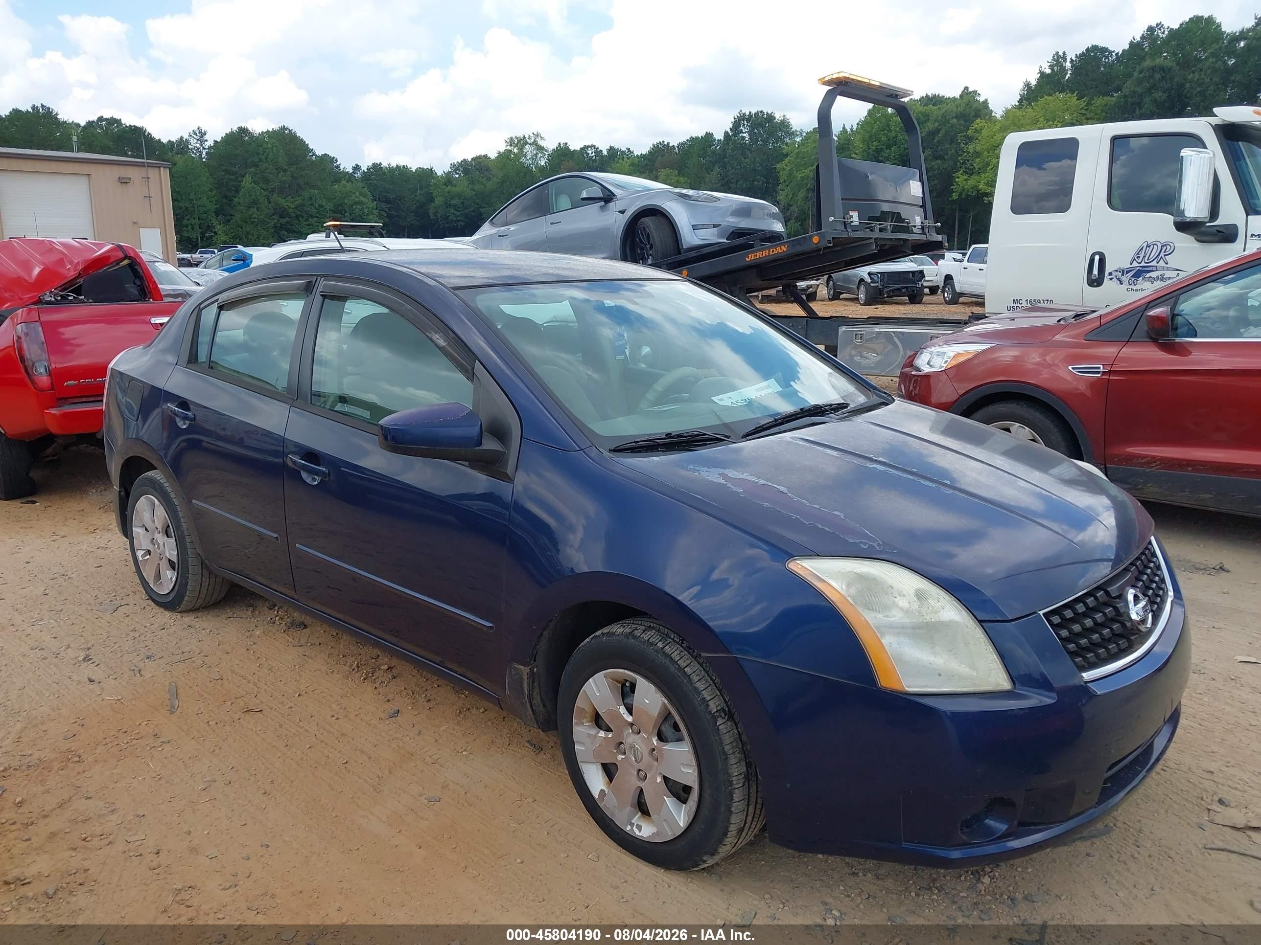 2009 Nissan Sentra 2.0 Dark Blue vin: 3N1AB61E99L647284