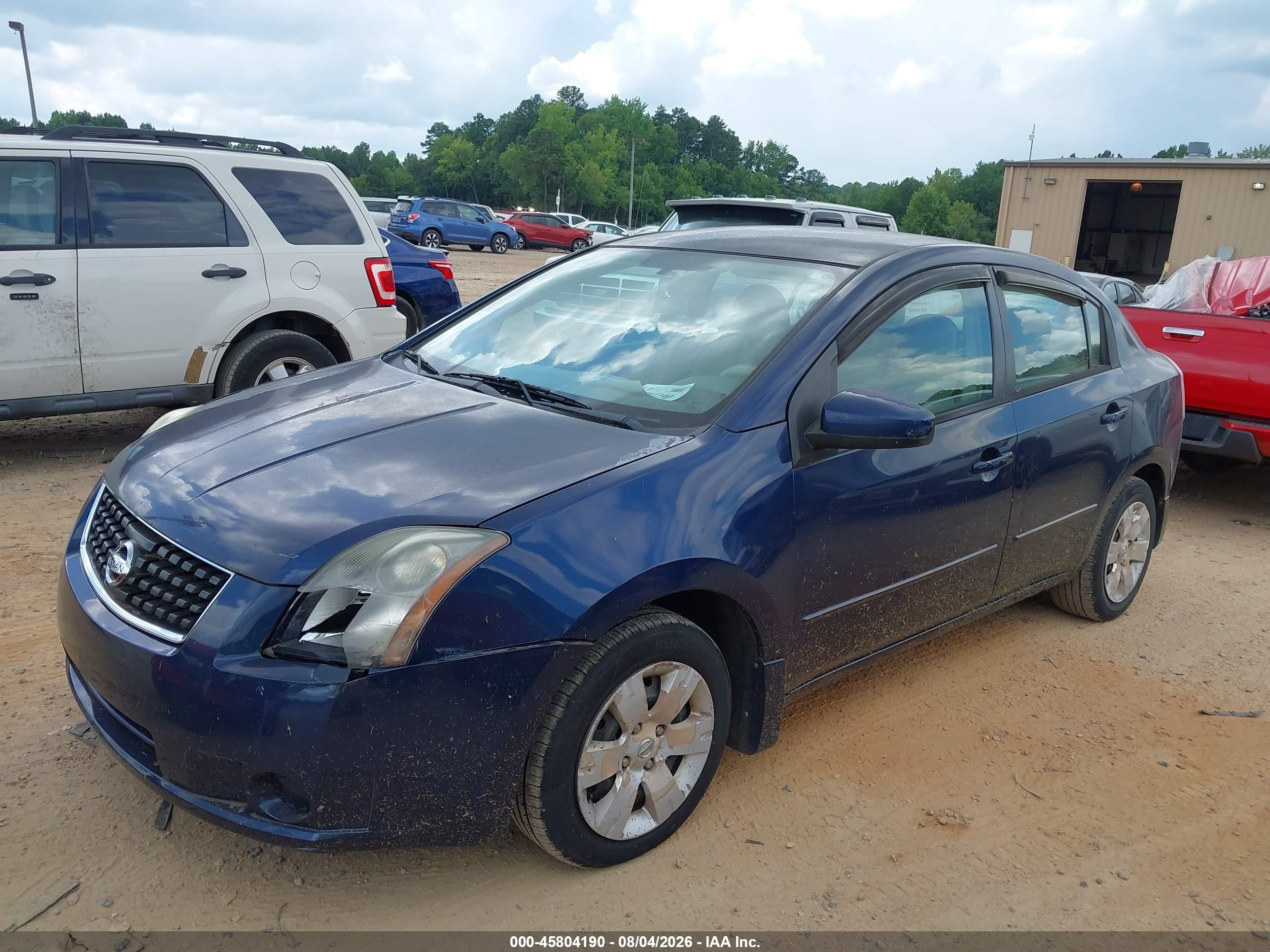 2009 Nissan Sentra 2.0 Dark Blue vin: 3N1AB61E99L647284