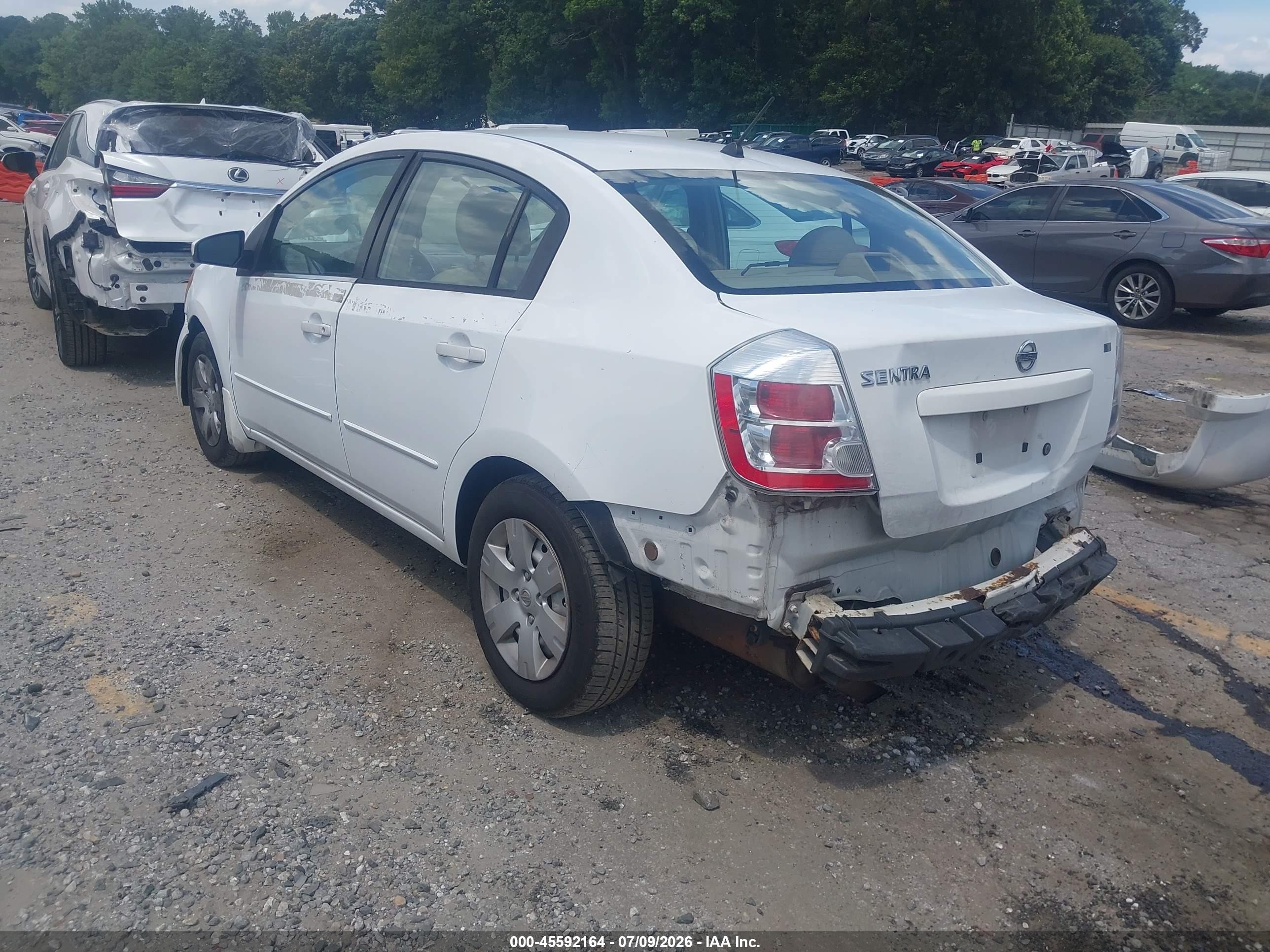 2009 Nissan Sentra 2.0 White vin: 3N1AB61E99L648550