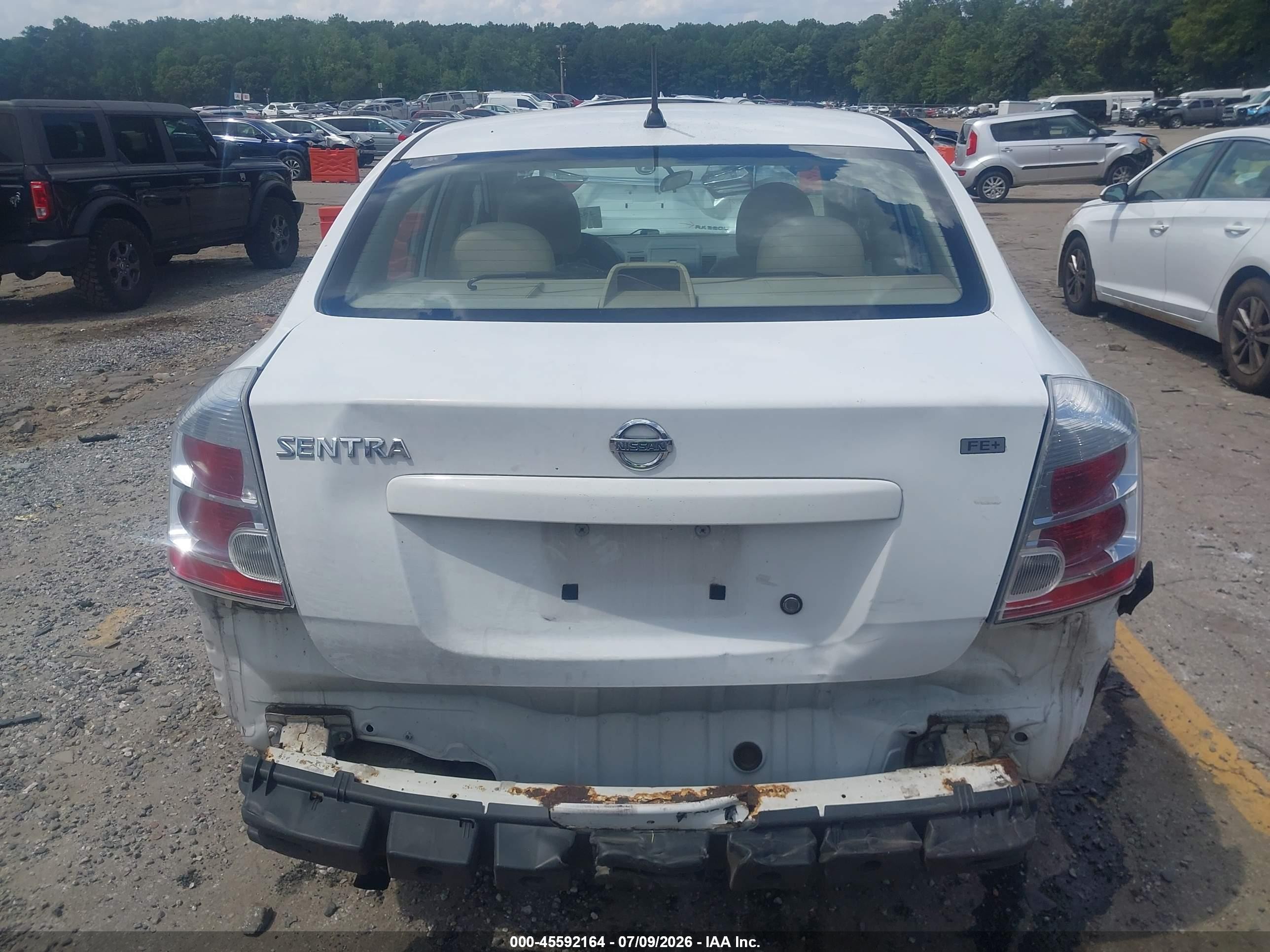 2009 Nissan Sentra 2.0 White vin: 3N1AB61E99L648550