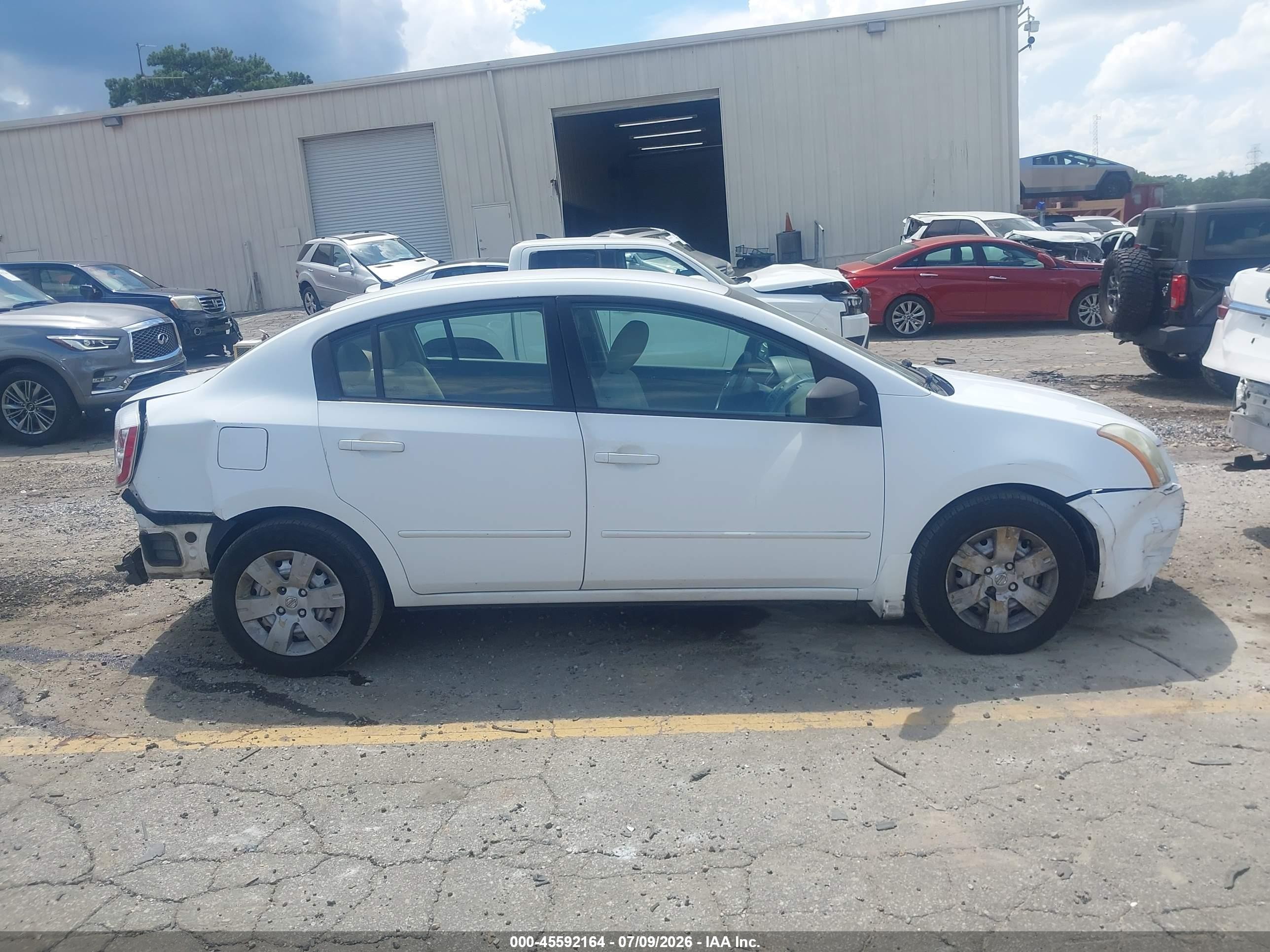 2009 Nissan Sentra 2.0 White vin: 3N1AB61E99L648550
