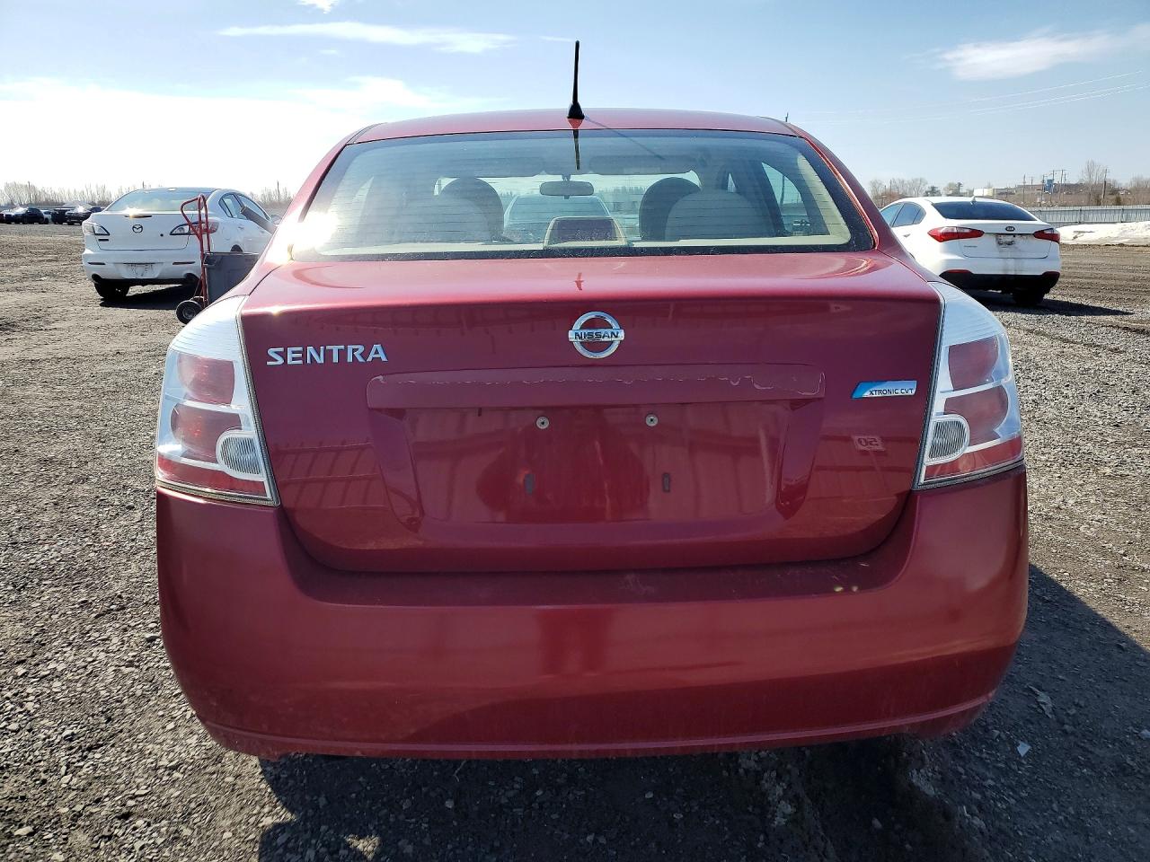 2009 Nissan Sentra 2.0 Красный vin: 3N1AB61E99L649763