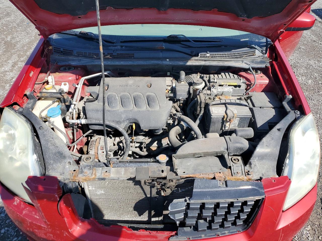 2009 Nissan Sentra 2.0 Красный vin: 3N1AB61E99L649763