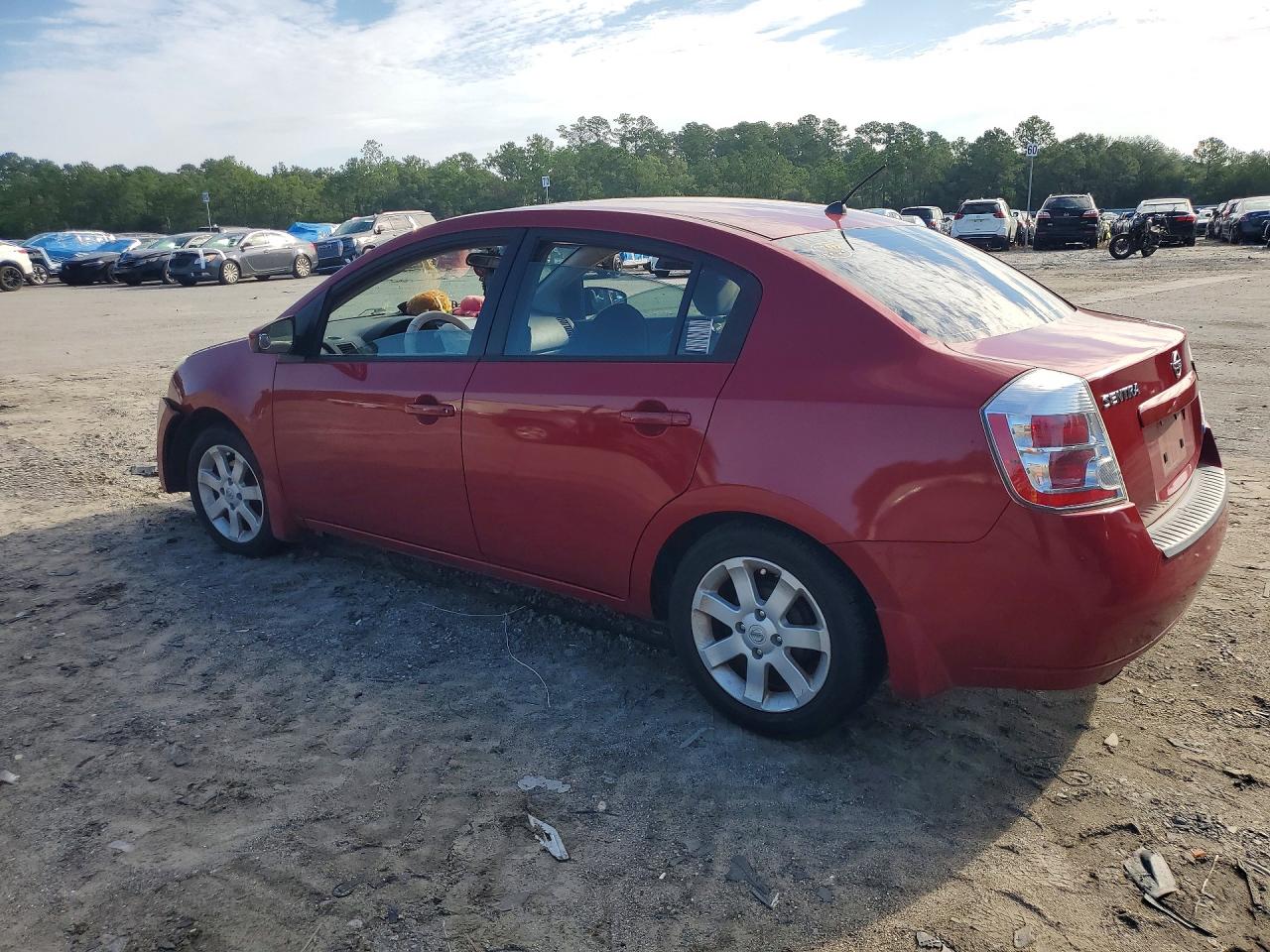 2009 Nissan Sentra 2.0 Красный vin: 3N1AB61E99L672265