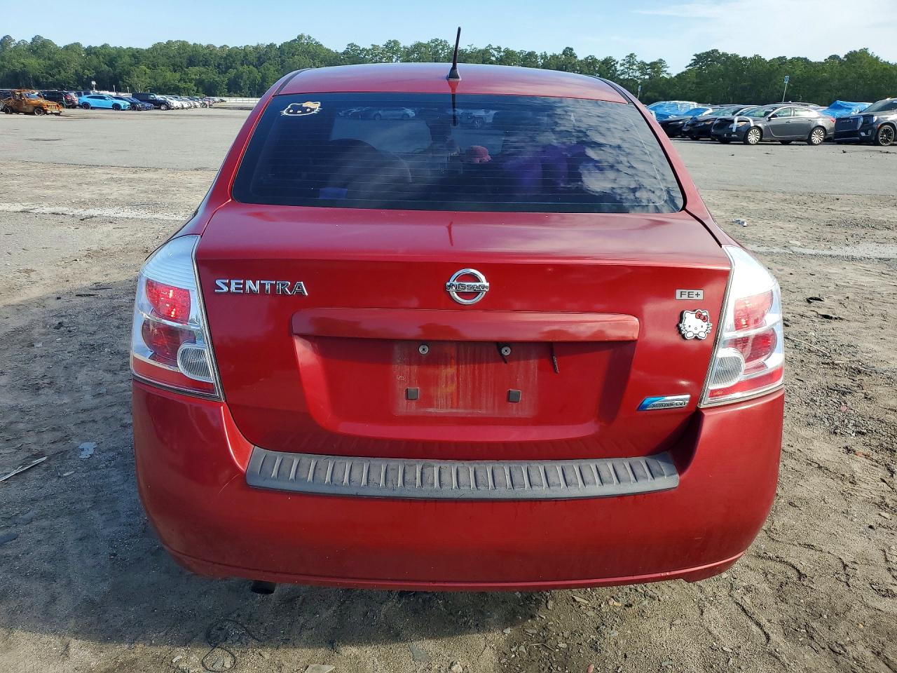 2009 Nissan Sentra 2.0 Красный vin: 3N1AB61E99L672265