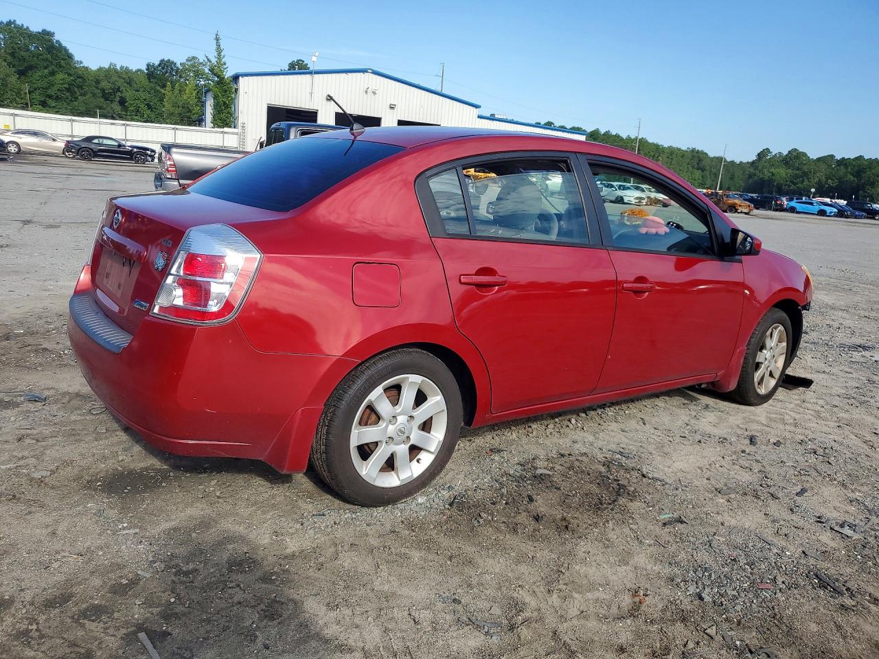 2009 Nissan Sentra 2.0 Красный vin: 3N1AB61E99L672265