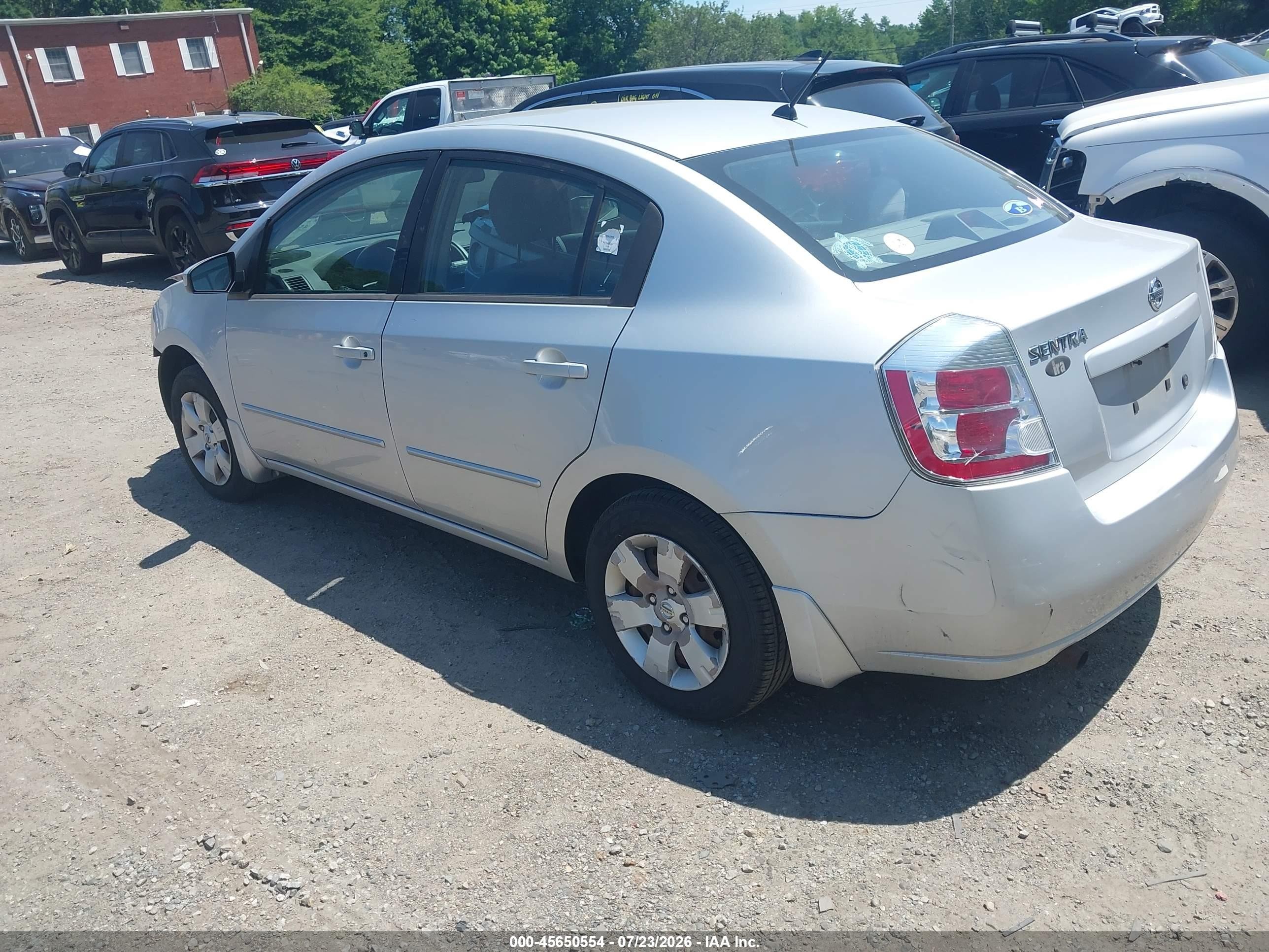 2009 Nissan Sentra 2.0 Silver vin: 3N1AB61E99L695223