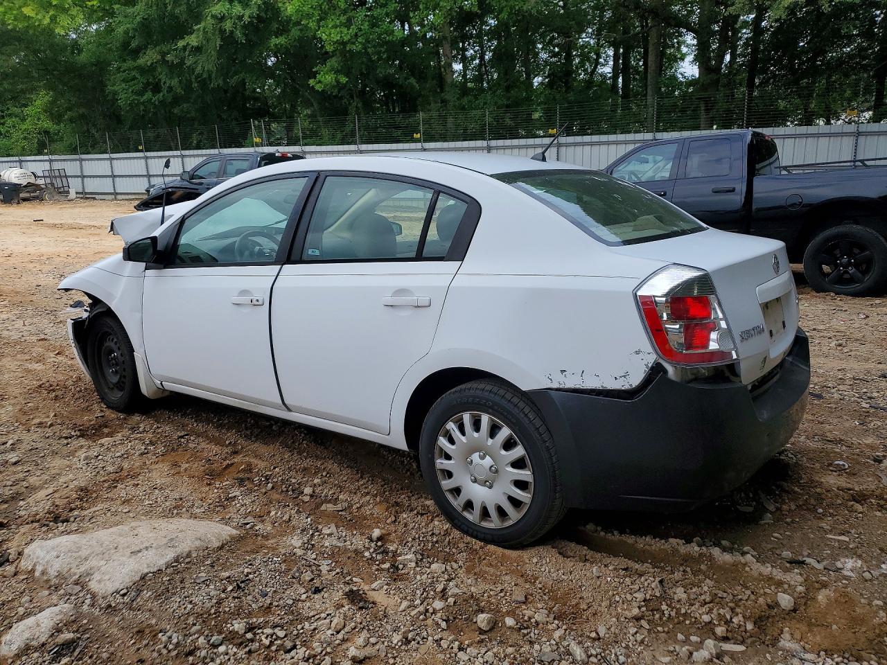 2007 Nissan Sentra 2.0 White vin: 3N1AB61EX7L608748