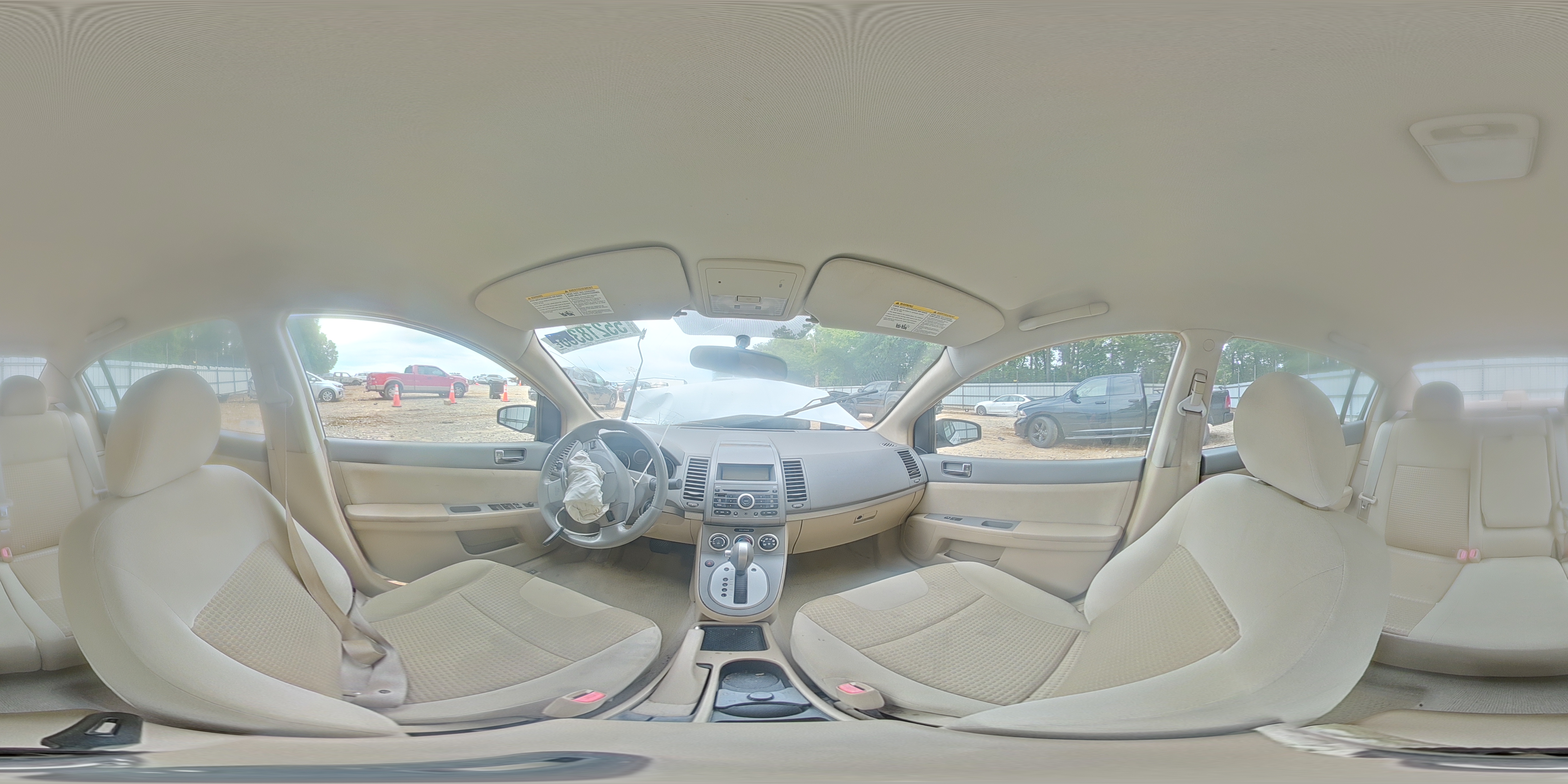 2007 Nissan Sentra 2.0 White vin: 3N1AB61EX7L608748