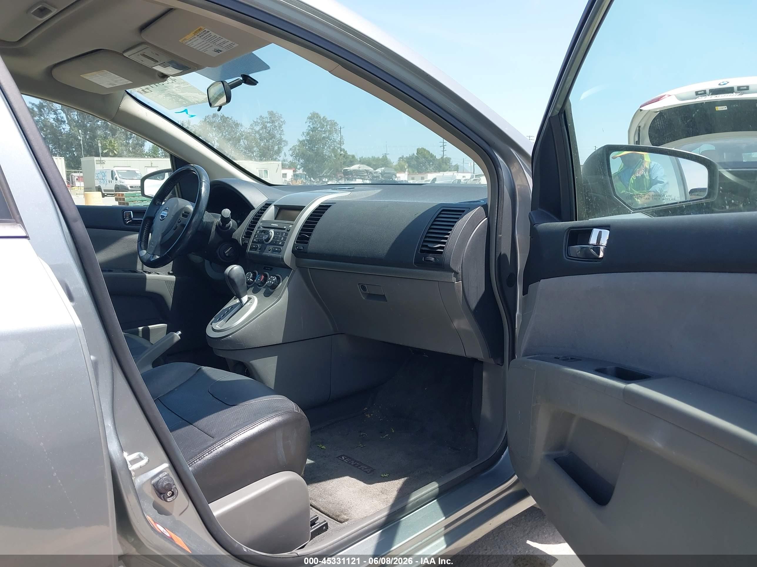 2007 Nissan Sentra 2.0sl Серый vin: 3N1AB61EX7L624206