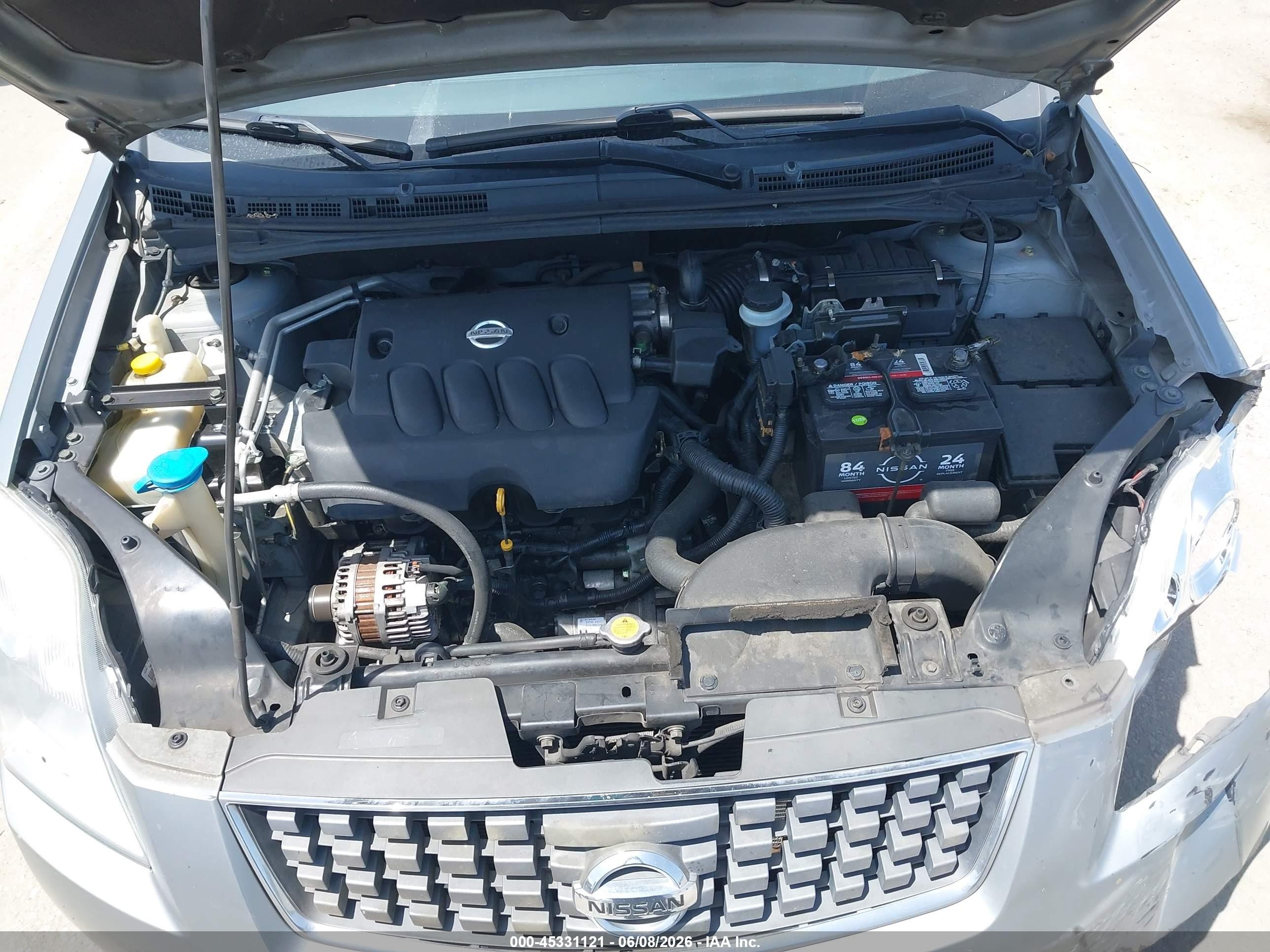 2007 Nissan Sentra 2.0sl Серый vin: 3N1AB61EX7L624206