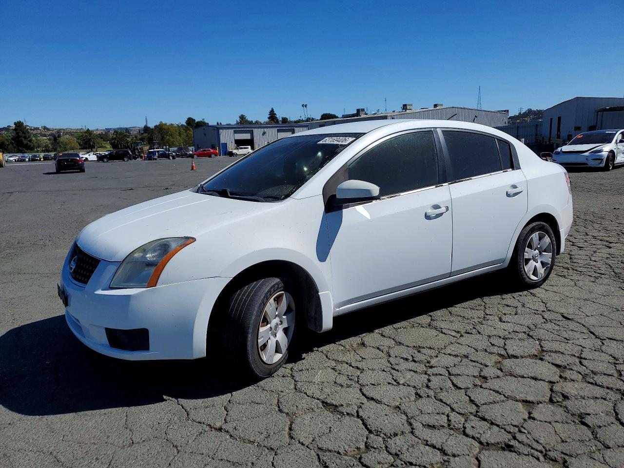2007 Nissan Sentra 2.0 White vin: 3N1AB61EX7L634573