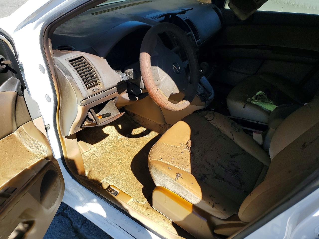 2007 Nissan Sentra 2.0 White vin: 3N1AB61EX7L634573