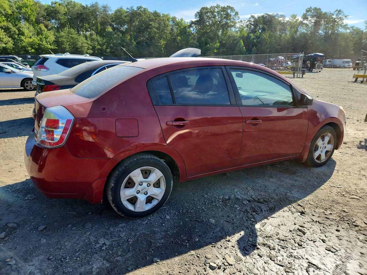2007 Nissan Sentra 2.0 Red vin: 3N1AB61EX7L638705