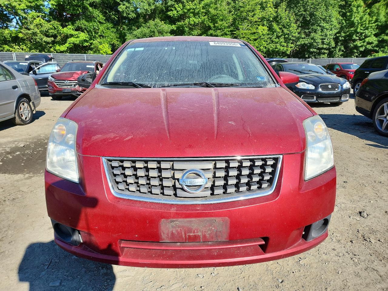 2007 Nissan Sentra 2.0 Red vin: 3N1AB61EX7L638705