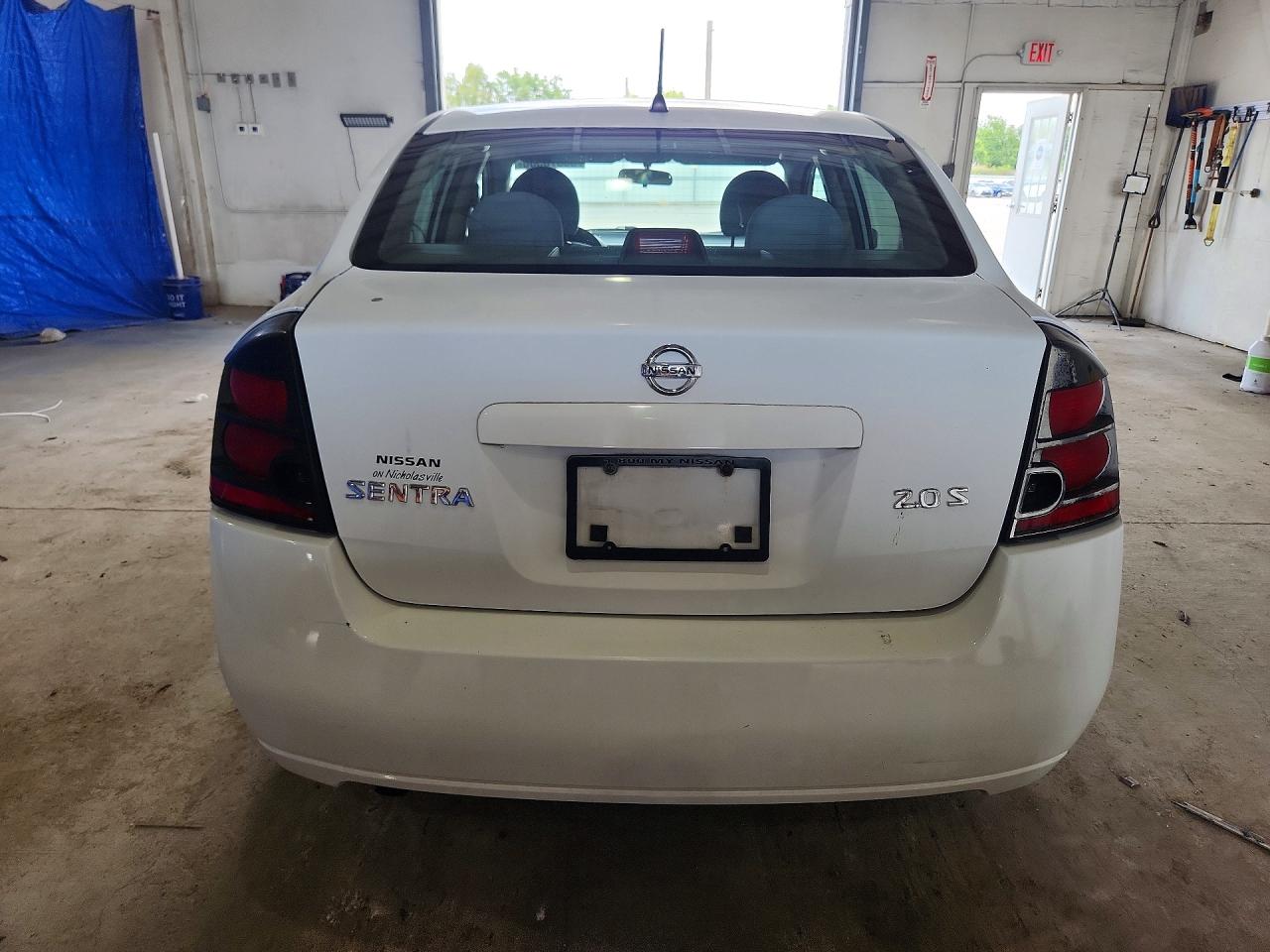 2007 Nissan Sentra 2.0 White vin: 3N1AB61EX7L641782