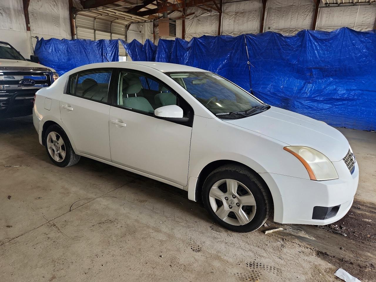 2007 Nissan Sentra 2.0 White vin: 3N1AB61EX7L641782