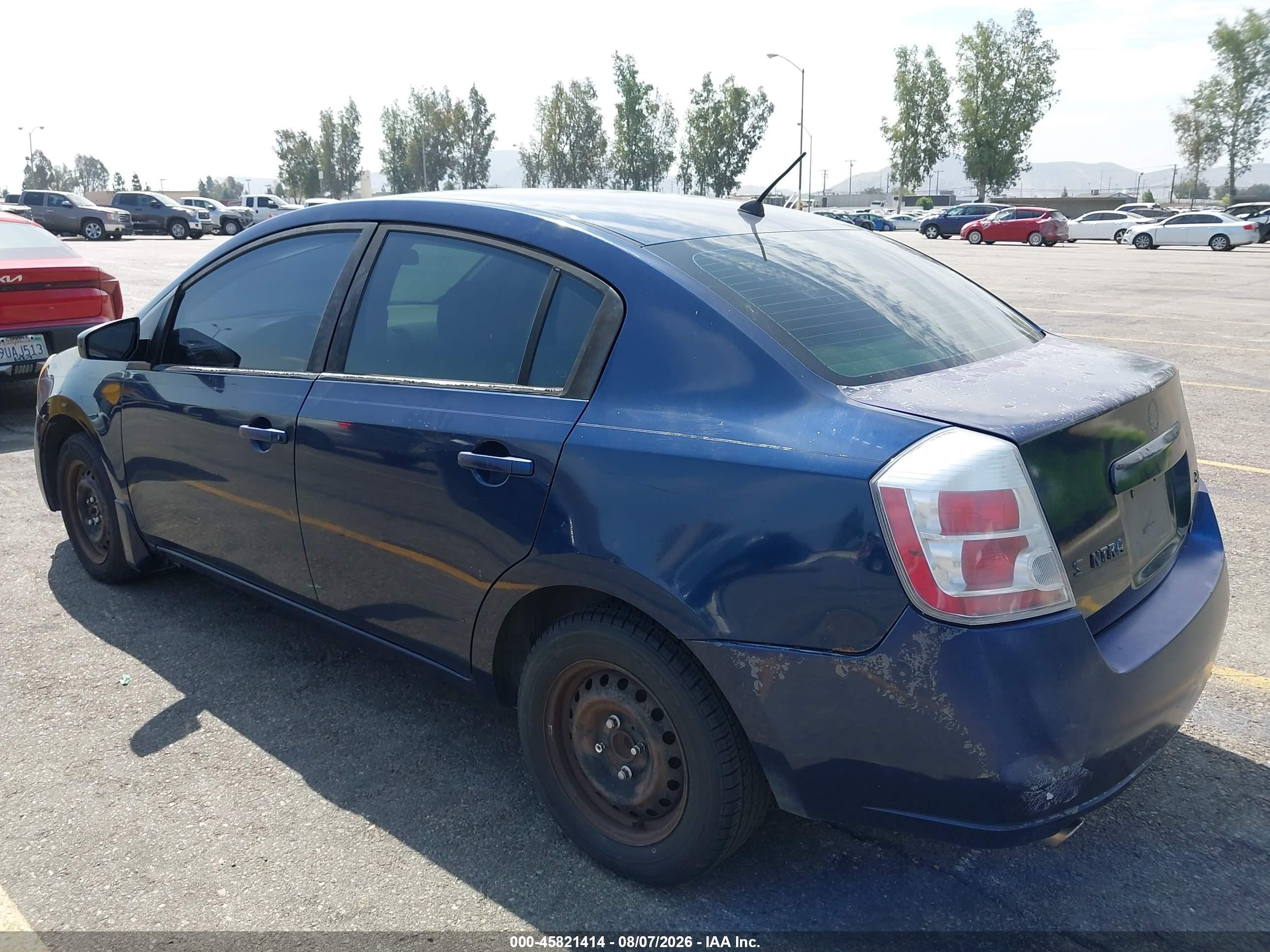 2007 Nissan Sentra 2.0 Blue vin: 3N1AB61EX7L643094