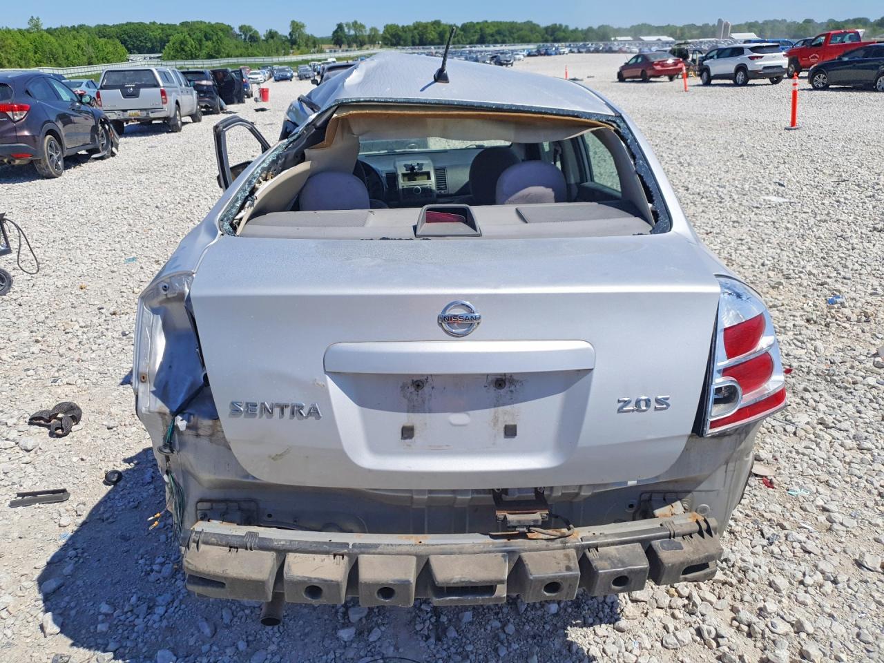 2007 Nissan Sentra 2.0 Silver vin: 3N1AB61EX7L693025