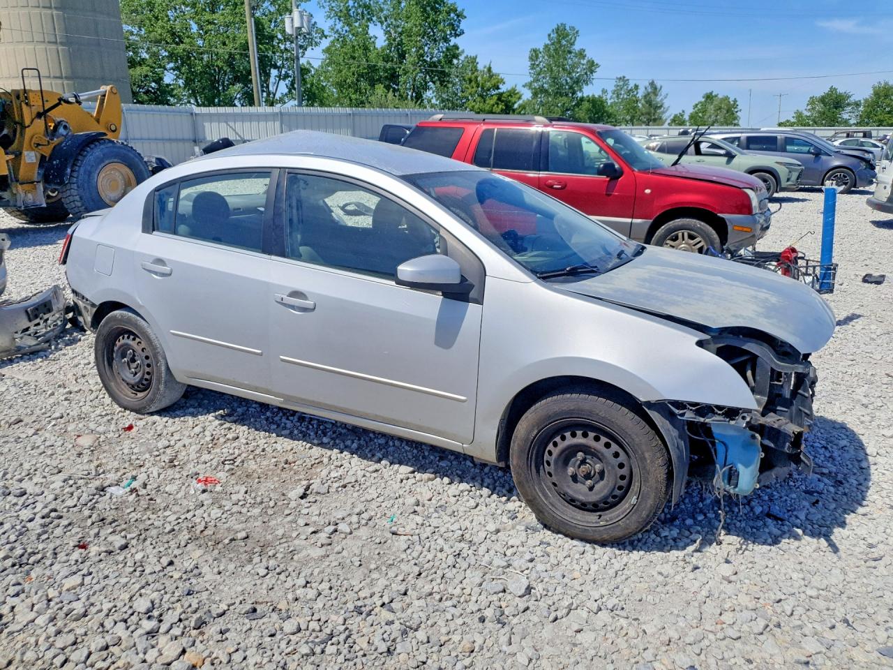 2007 Nissan Sentra 2.0 Silver vin: 3N1AB61EX7L693025