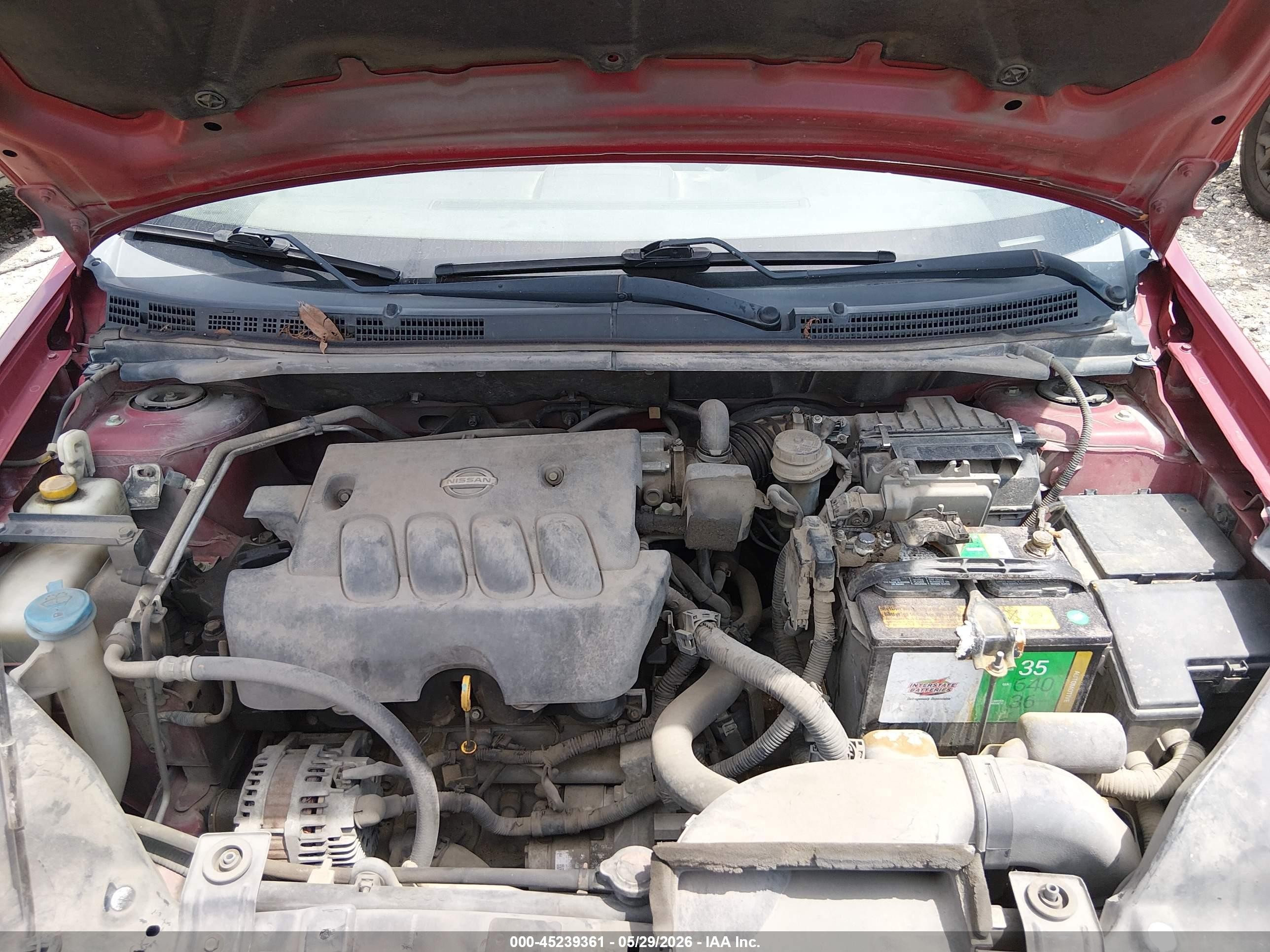 2008 Nissan Sentra 2.0 Maroon vin: 3N1AB61EX8L626961