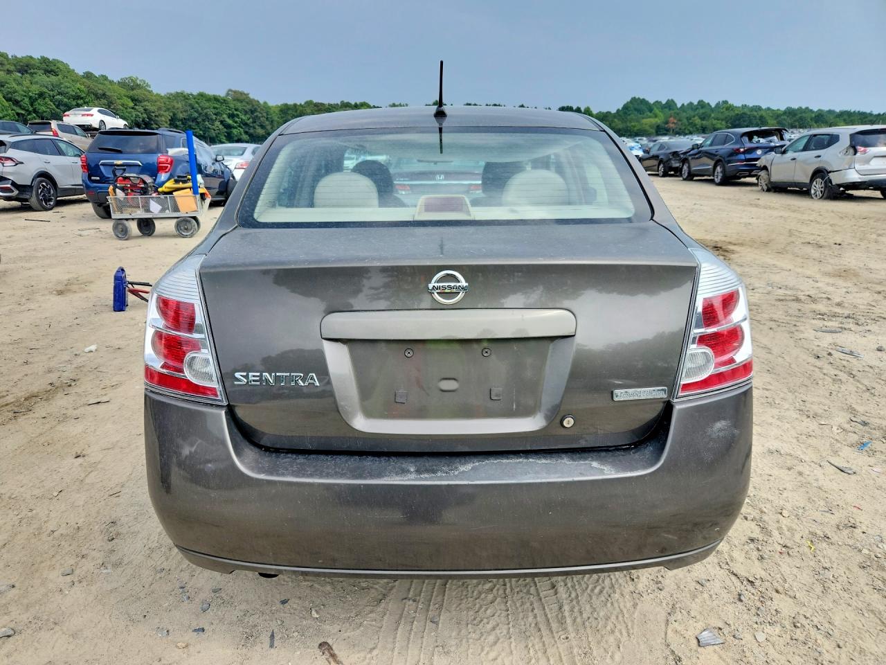 2008 Nissan Sentra 2.0 Gray vin: 3N1AB61EX8L648202