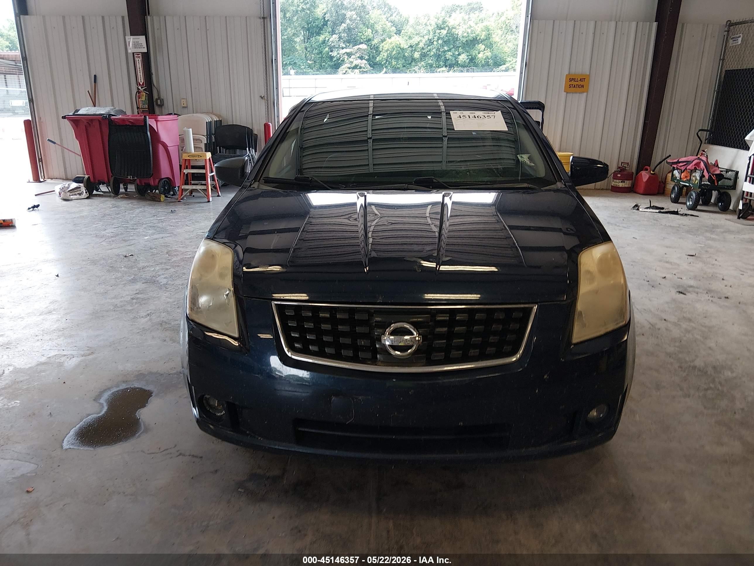 2008 Nissan Sentra 2.0s Синий vin: 3N1AB61EX8L717146