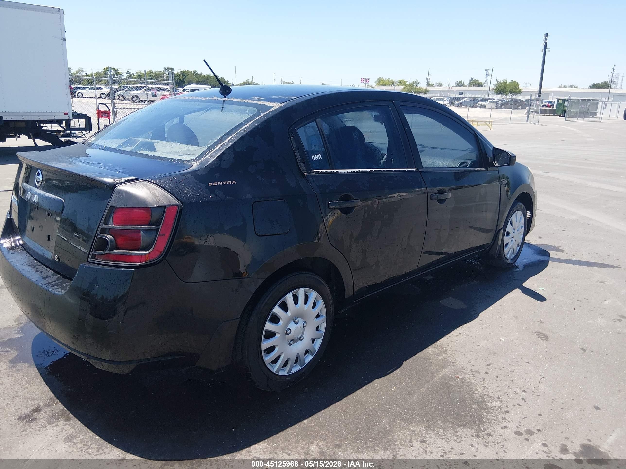 2008 Nissan Sentra 2.0s Black vin: 3N1AB61EX8L725151