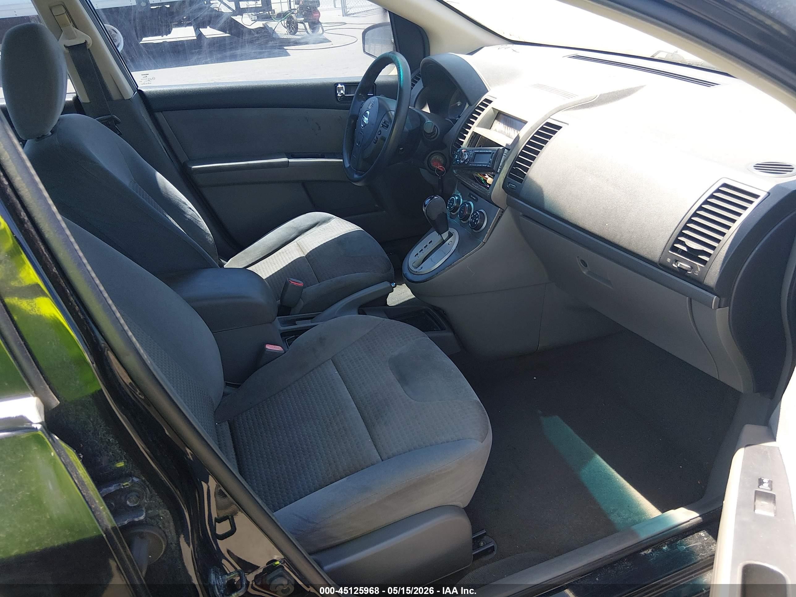 2008 Nissan Sentra 2.0s Black vin: 3N1AB61EX8L725151